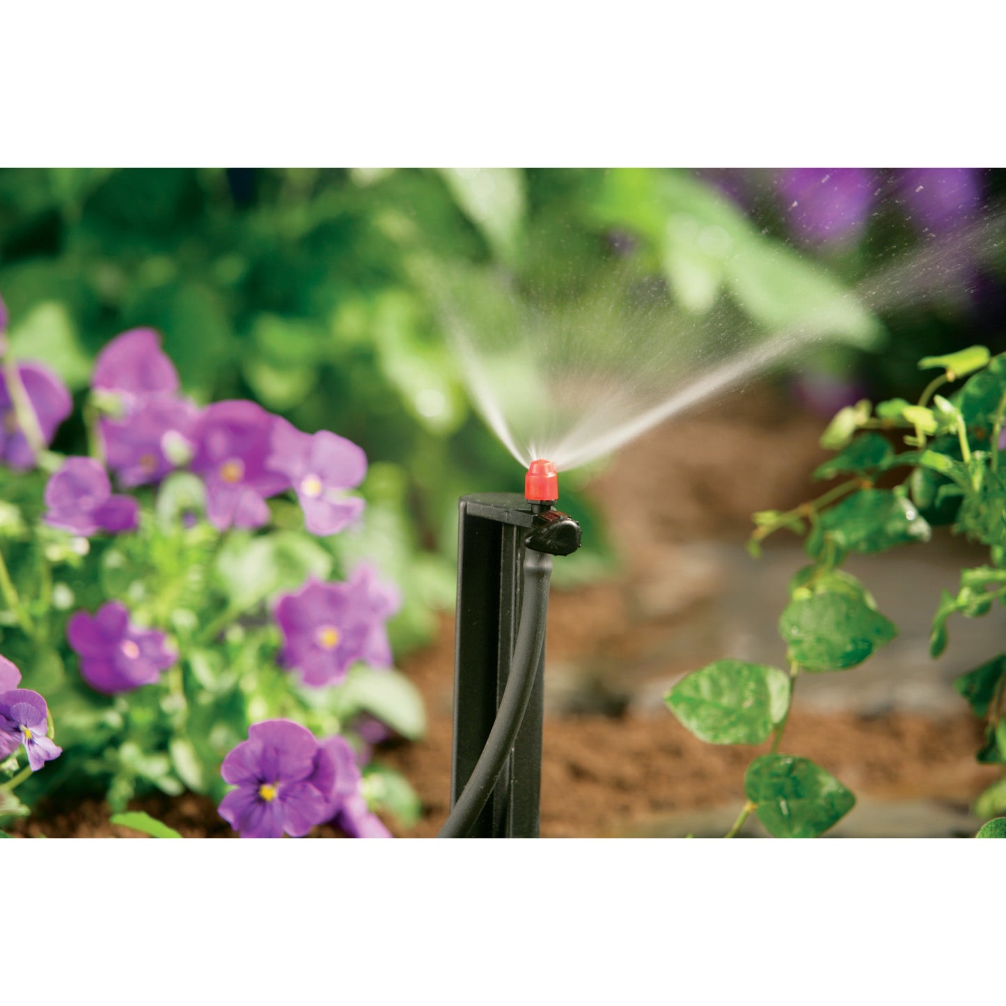 1/4" Barb Micro-Sprinkler Qtr Pattern on 12" Stake 67138