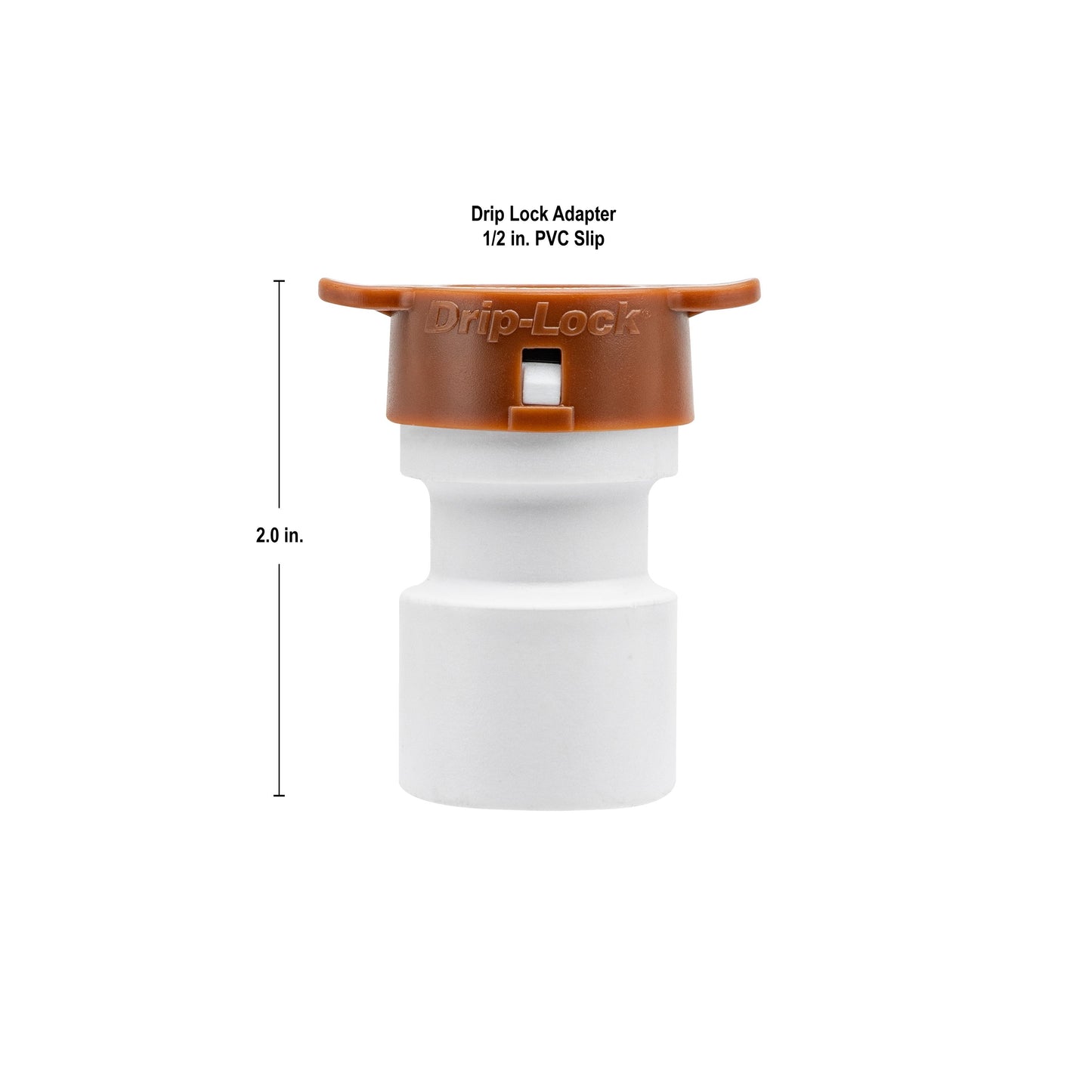 1/2" PVC Slip x Drip-Lock Adapter 67449