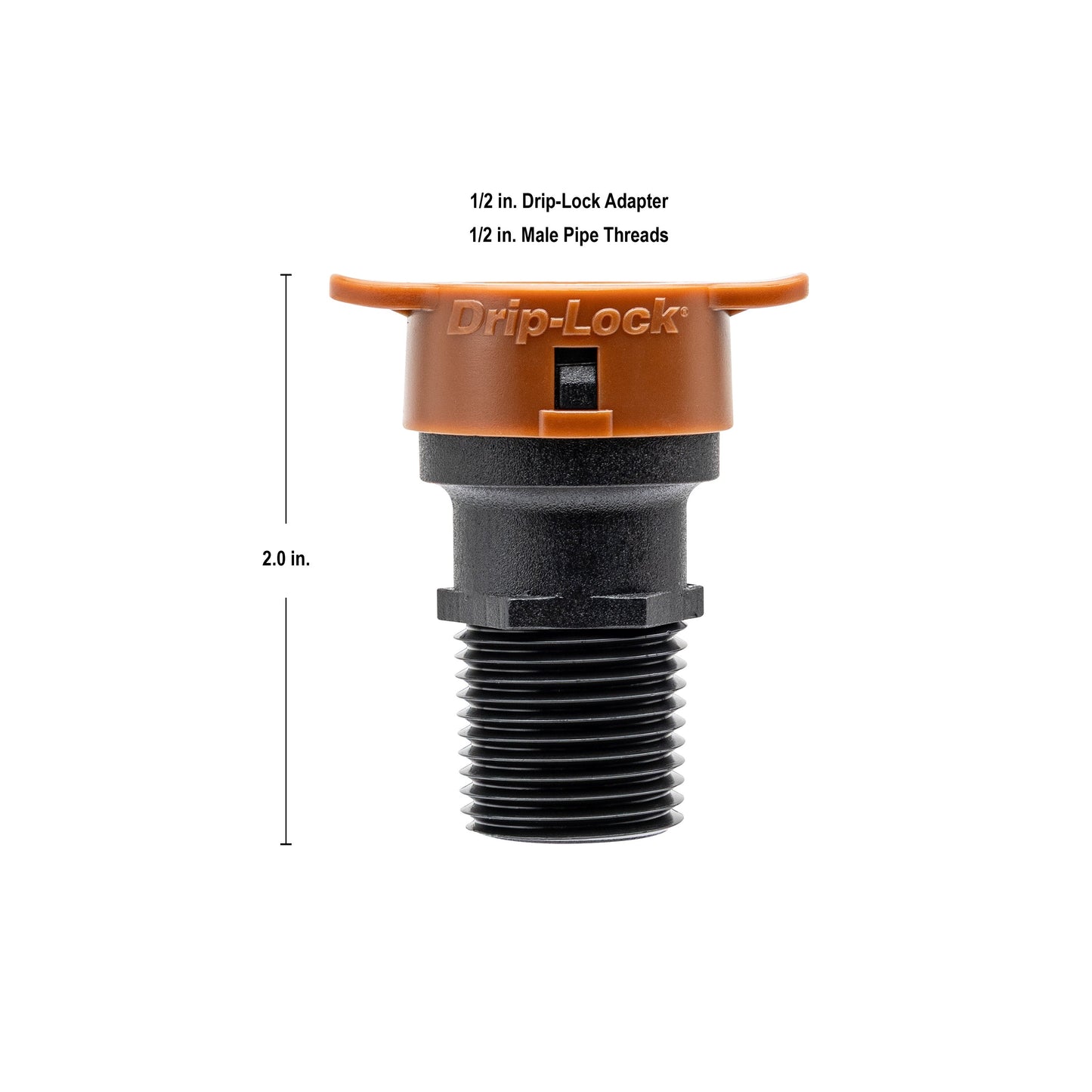 1/2" MPT x Drip-Lock Adapter 67494