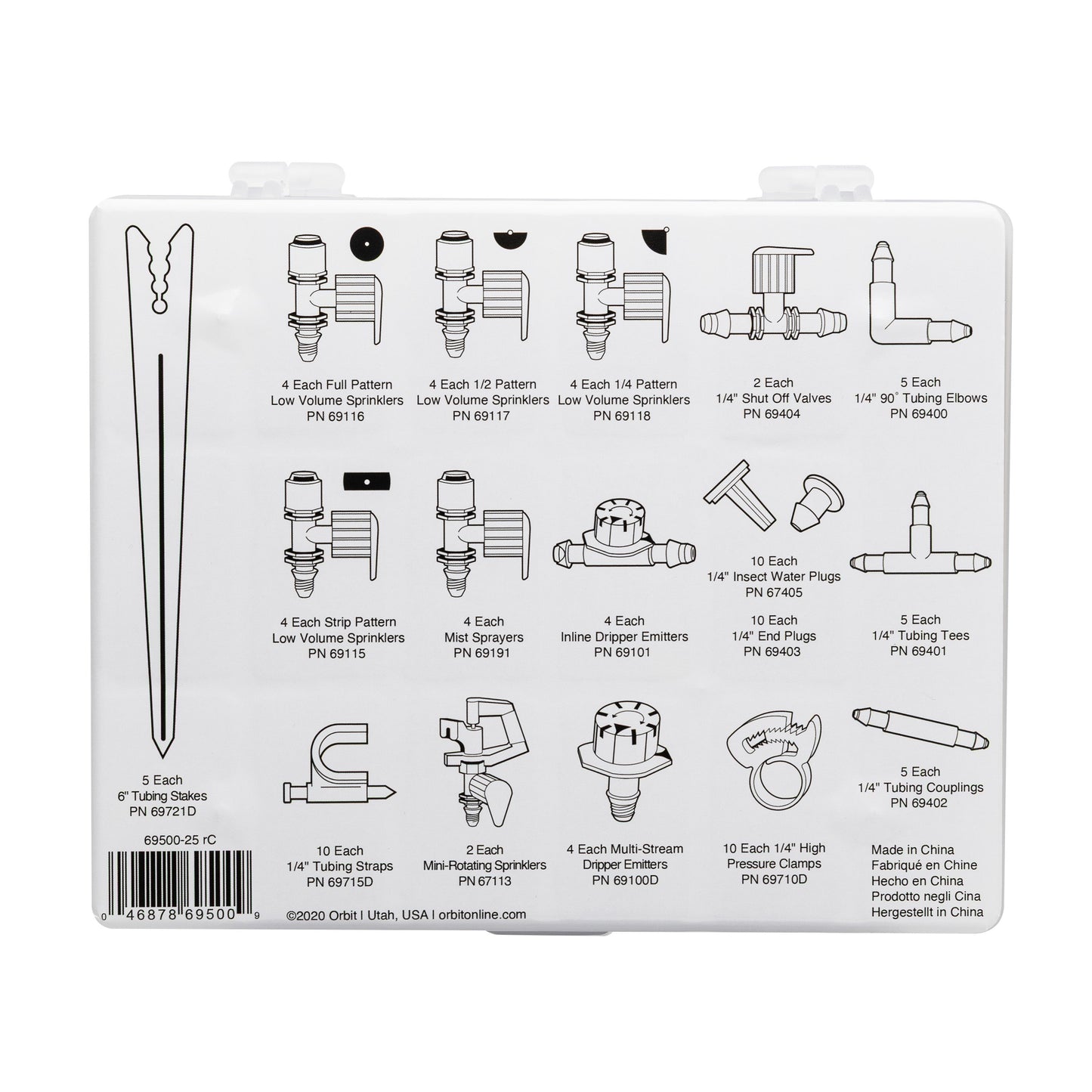 92-pc Essential Drip Parts Assortment 69500