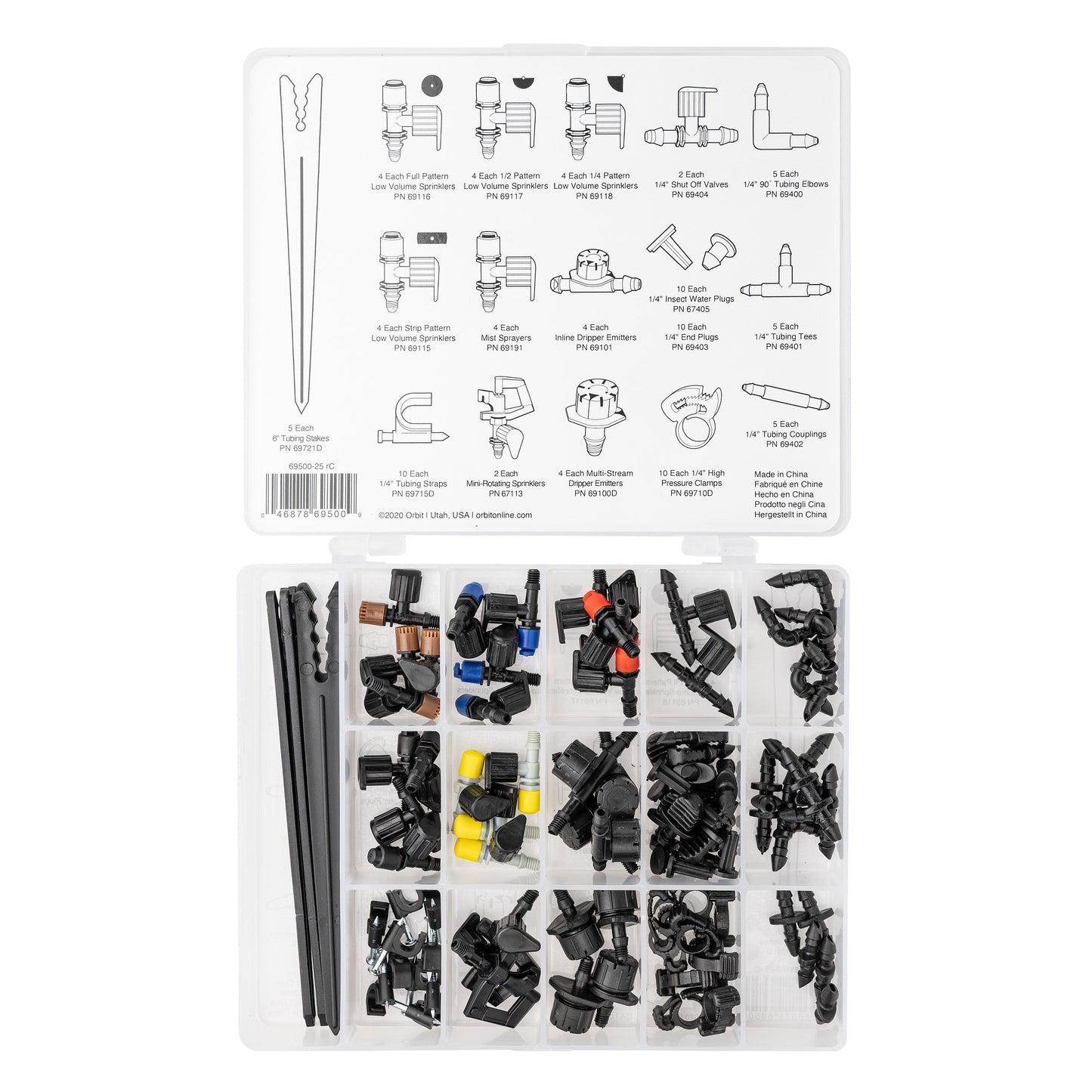 92-pc Essential Drip Parts Assortment 69500