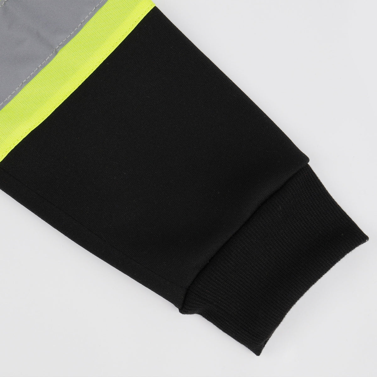 Color Block Pullover Hoodie with Reflective Stripes – Everyday Workwear