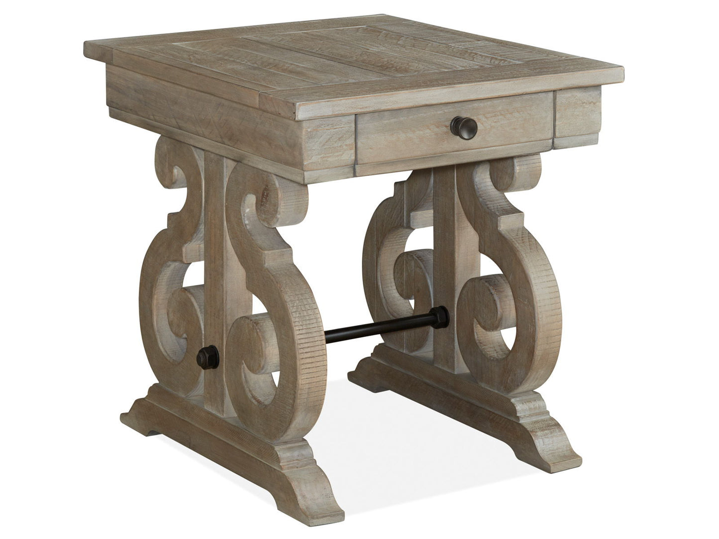 Tinley Park - Rectangular End Table - Dove Tail Gray