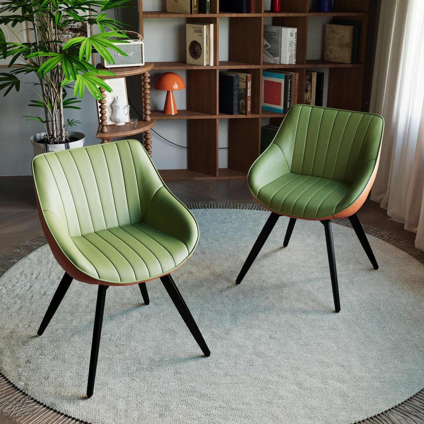Modern Medieval Kitchen Dining Chair With 360 ° Rotation