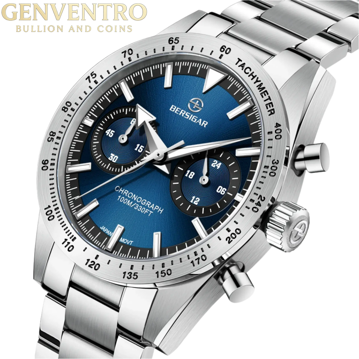 BERSIGAR OCULAR 1766 Stainless Steel Green Dial
