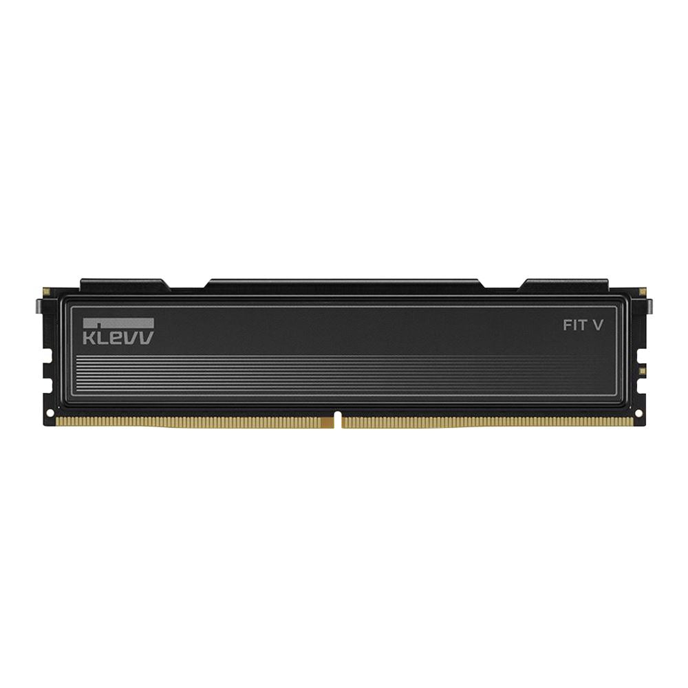 KLEVV FIT V 32GB (2x16GB) DDR5-5600 PC5-44800 CL30 Dual Channel Desktop Memory Kit 5AGU880-56K300L Jet Black