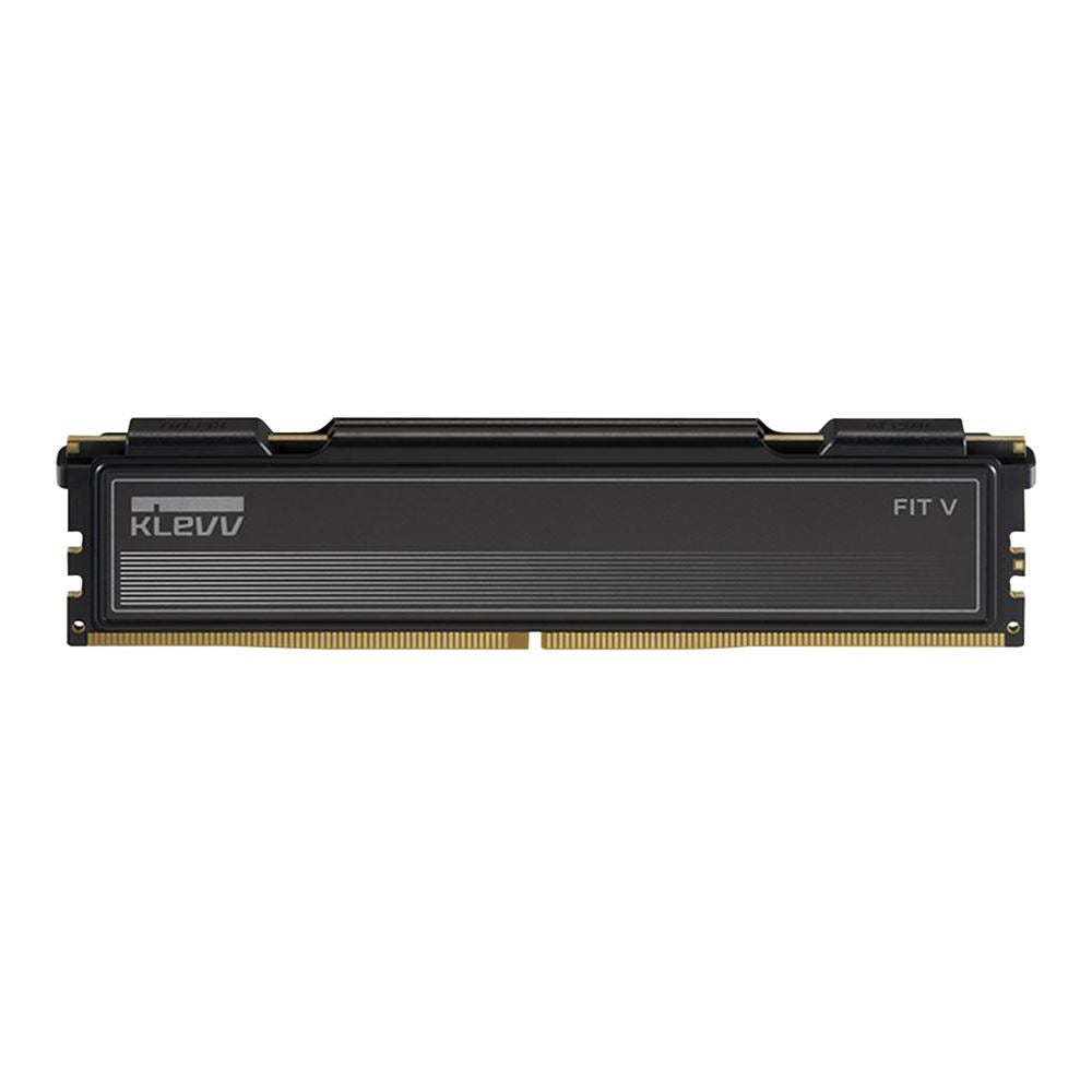 KLEVV FIT V 32GB (2x16GB) DDR5-5600 PC5-44800 CL30 Dual Channel Desktop Memory Kit 5AGU880-56K300L Jet Black