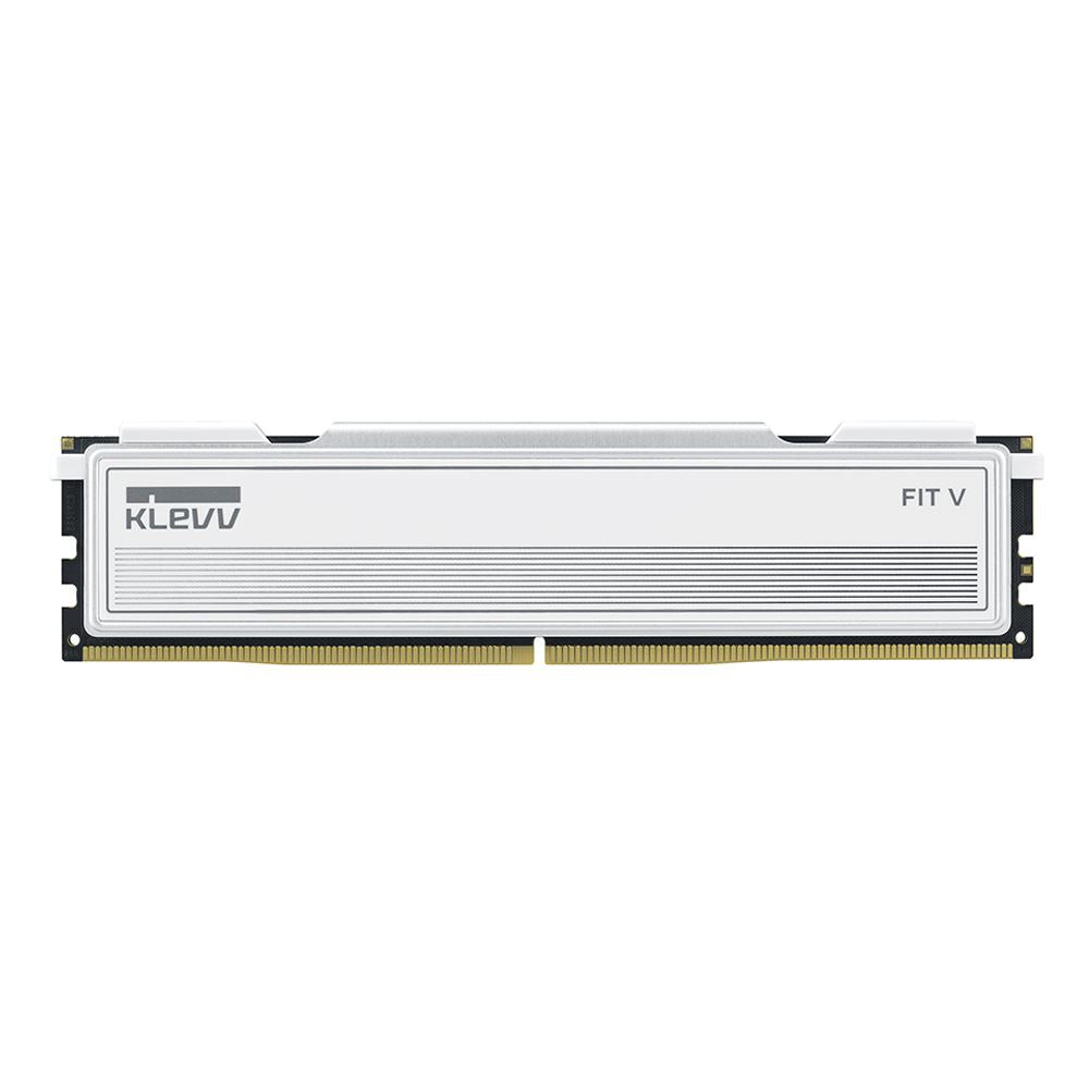 KLEVV FIT V 32GB (2x16GB) DDR5-6000 CL28 Dual Channel Desktop Memory Kit Ceramic White - K5AGU880-60B280F