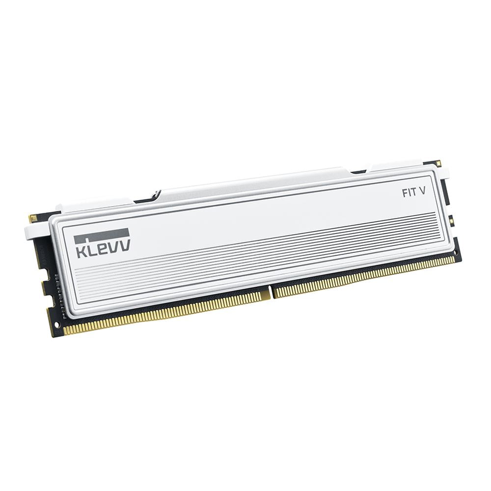 KLEVV FIT V 32GB (2x16GB) DDR5-6000 CL28 Dual Channel Desktop Memory Kit Ceramic White - K5AGU880-60B280F