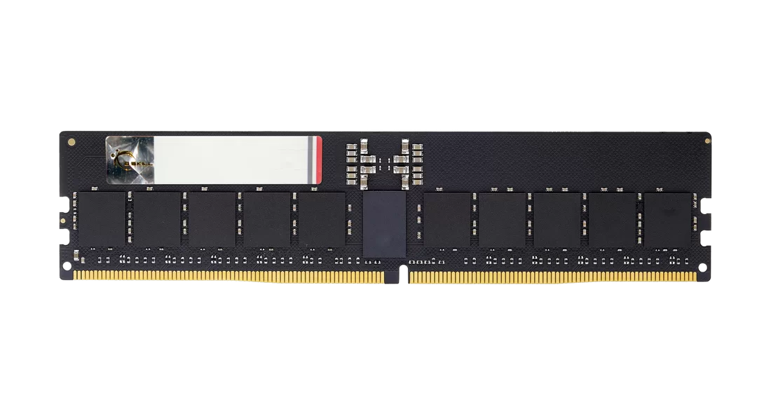 G.Skill G5P 128GB (4x32GB) DDR5-6400 PC5-51200 CL32 Quad Channel ECC Registered Memory Kit F5-6400R3239G32GQ4-G5 Black