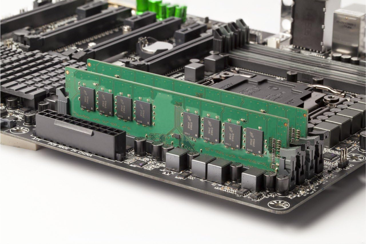 Crucial 32GB Kit (16GB x 2) DDR4 2666 MT/s (PC4-21300) UDIMM 288-Pin Memory - CT2K16G4DFRA266