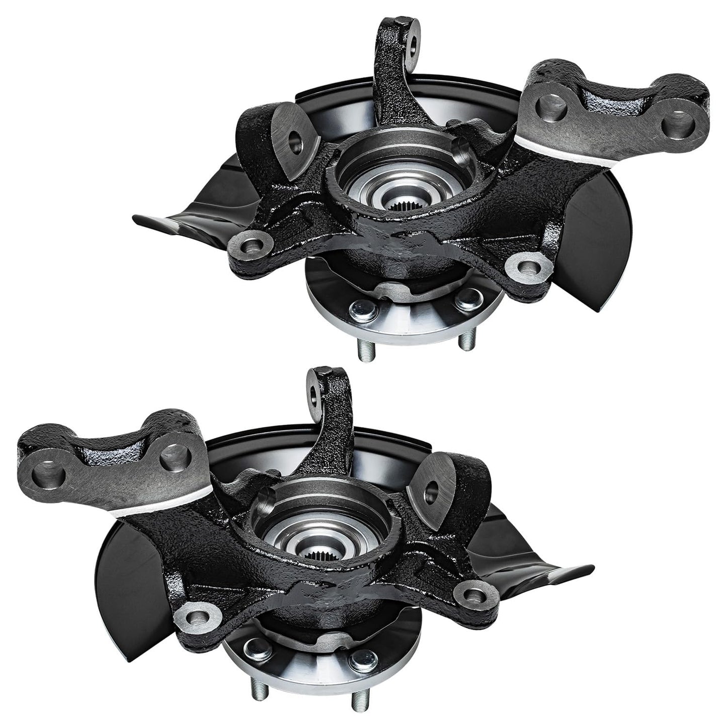 Detroit Axle - 6pc Rear Brake Kit for 2005-2016 Honda CR-V 2010-2018 RDX 2010 2011 2012 2013 2014 2015 2016 Disc Brake Rotors Ceramic Brakes Pads Replacement