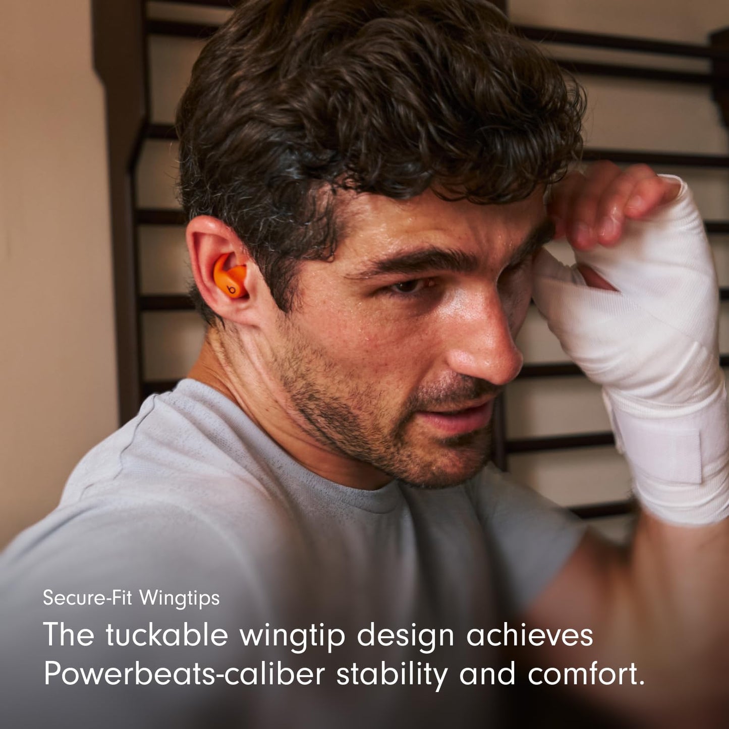 Beats Powerbeats Fit - Wireless Noise Cancelling Workout Earbuds with Secure-Fit Wingtips, Up to 30-Hour Battery Life, Sweat & Water Resistant, Apple & Android Compatible - Jet Black