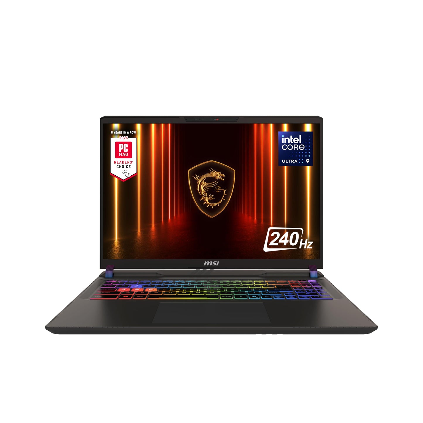 msi Vector 16 HX AI 16” 144Hz FHD+ Gaming Laptop: Intel Core Ultra 7-255HX, NVIDIA Geforce RTX 5070Ti, 16GB DDR5, 512GB NVMe SSD, Thunderbolt 5, Wi-Fi 6E, Win 11 Home: Cosmo Gray A2XWHG-212US
