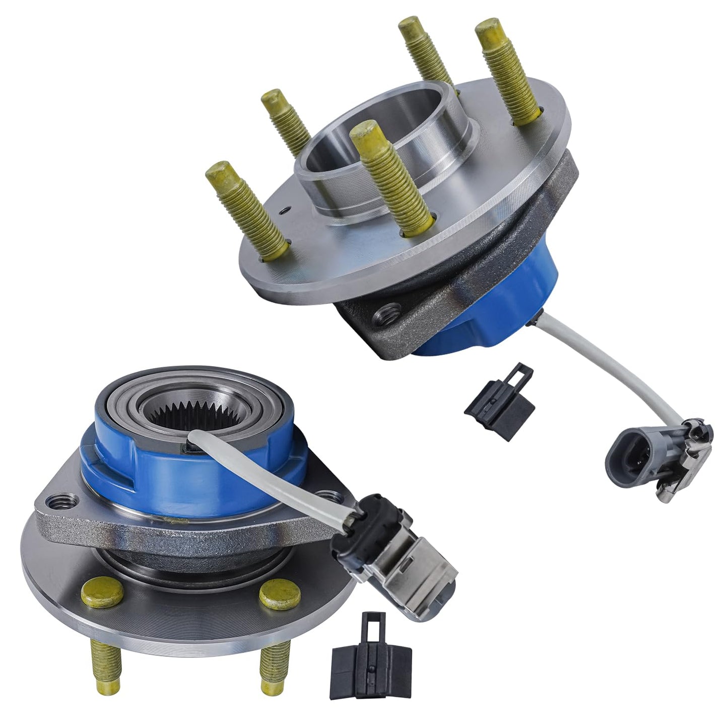 Detroit Axle - 2 Front Wheel Bearing Hub Assembly for Chevy Malibu 2013-2015 Impala 14-17, for Buick Lacrosse Regal 11-17 Cadillac XTS CTS 14-16, for GMC Terrain Equinox 10-17, 5 Lugs Replacement
