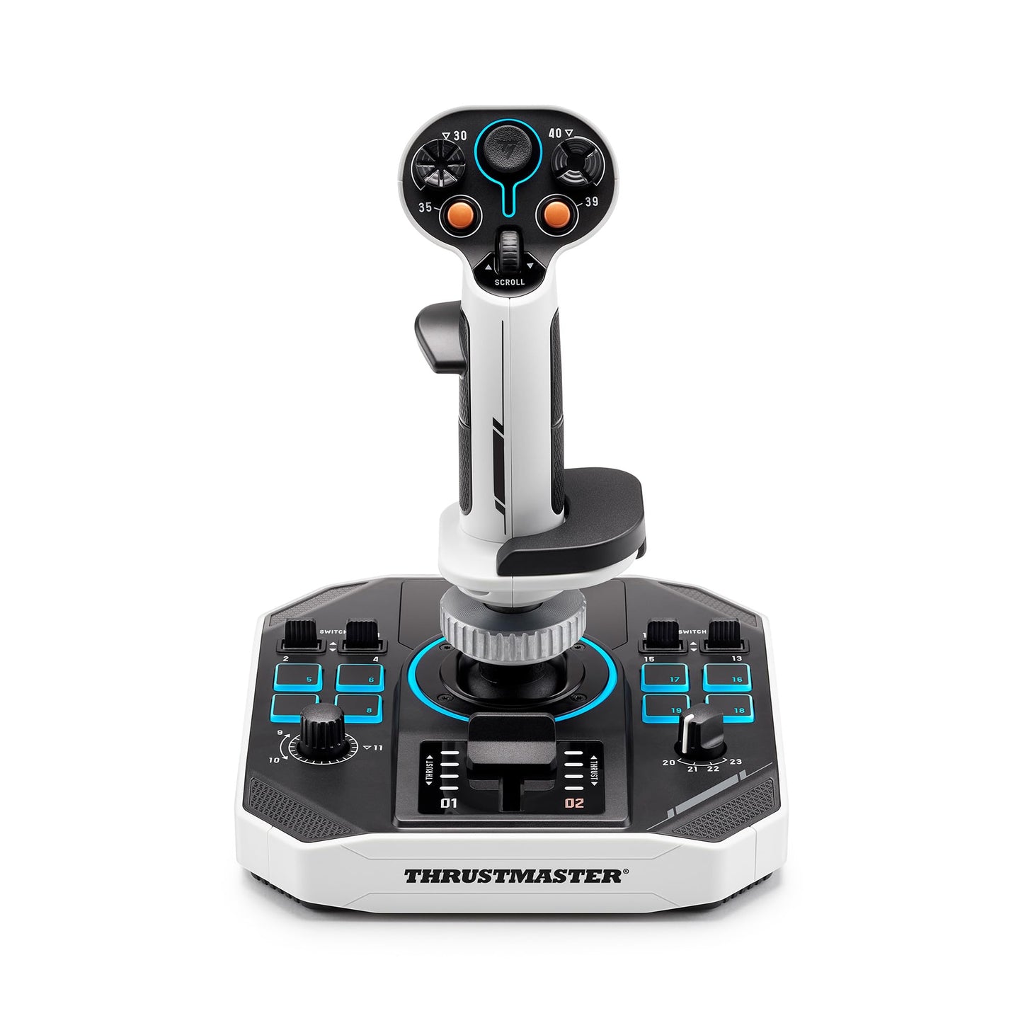 Thrustmaster Sol-R2 HOSAS Dual Space Combat Flight Joystick Set - PC | 88 programable actions buttons, 2 detachable grips, 2 throttles, zero drift, interchangeable rests, backlit sci-fi design