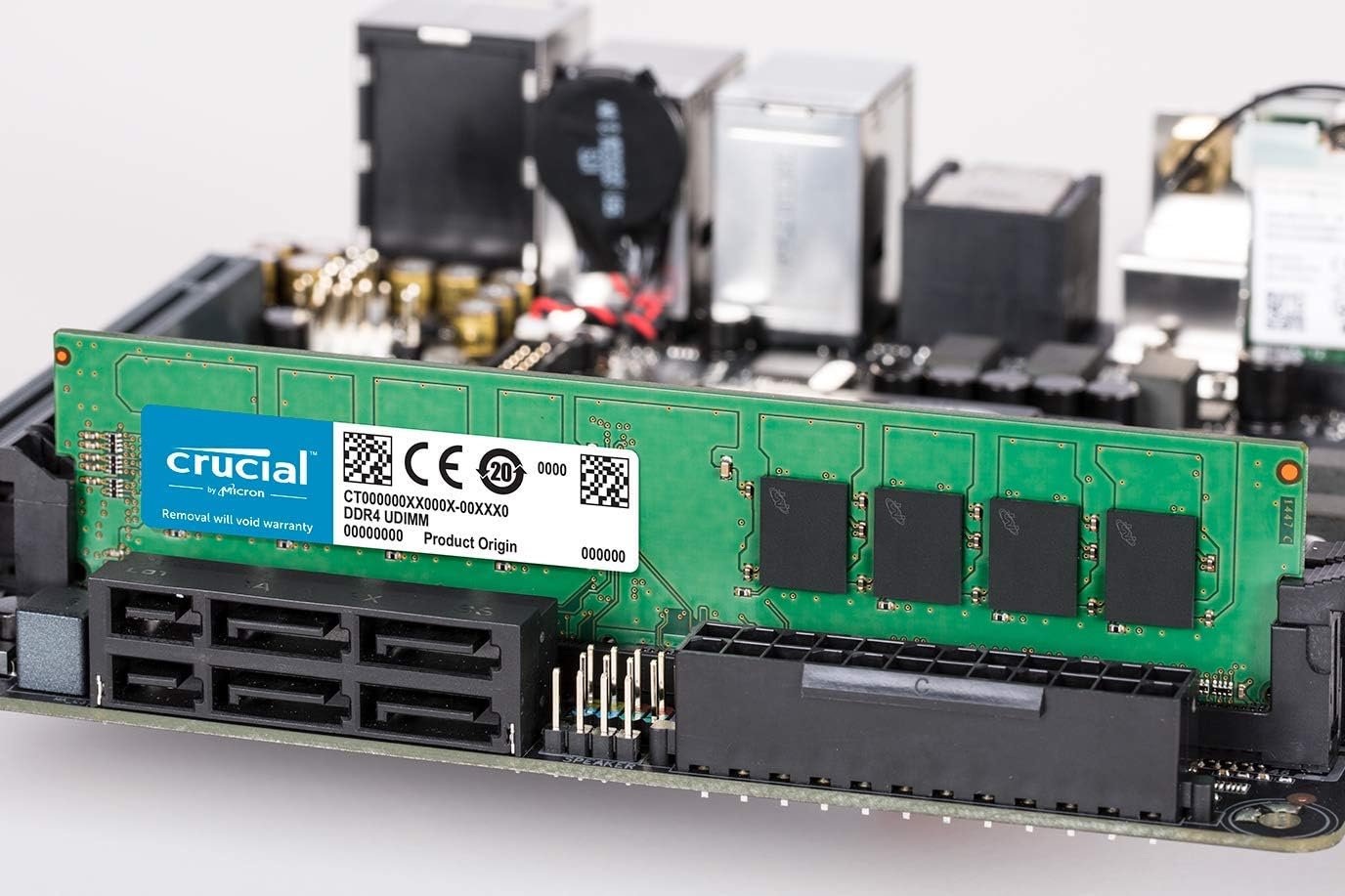 Crucial 32GB Kit (16GBx2), 288-pin DIMM, DDR4 PC4-19200,