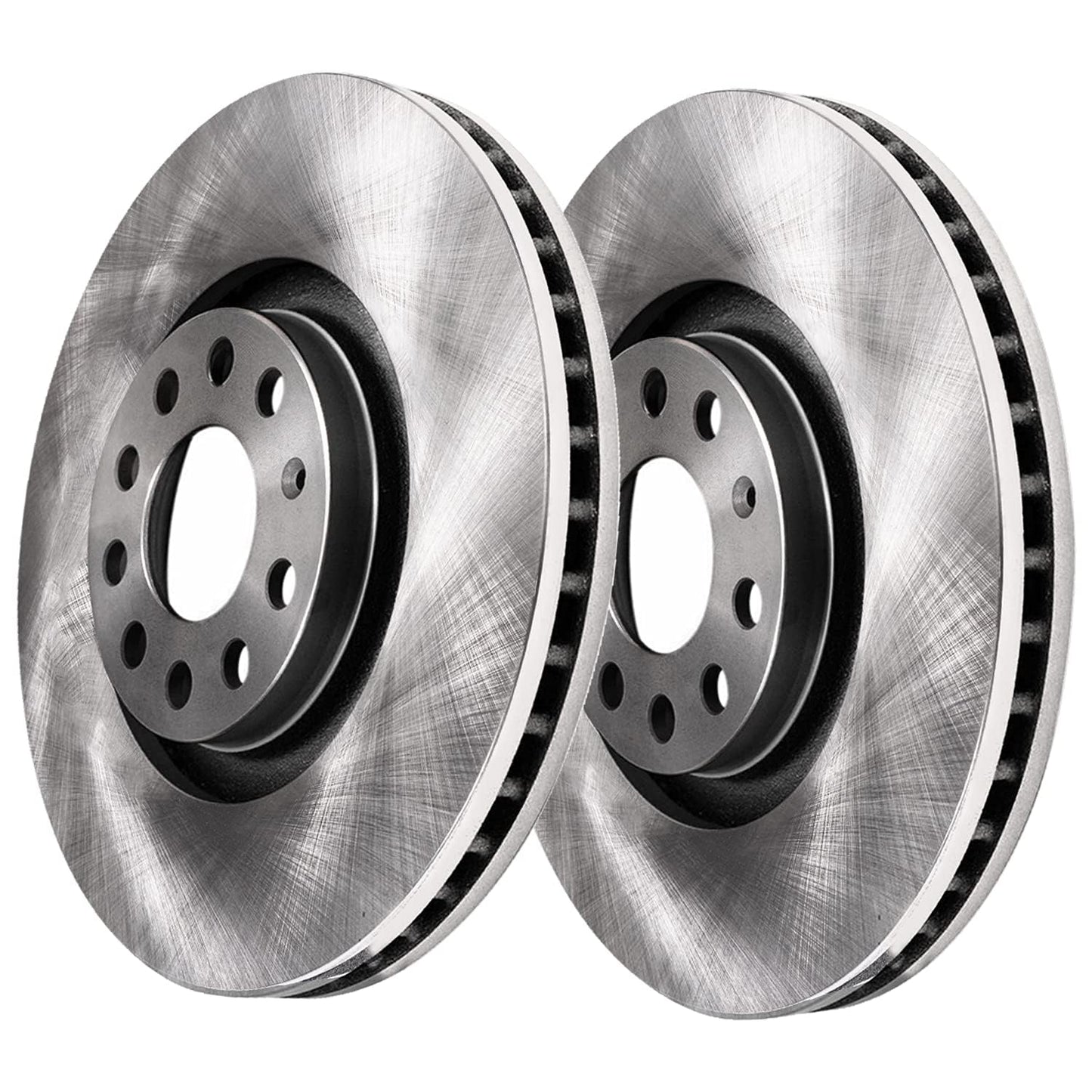 Detroit Axle - Brake Kit for Toyota 2006-2018 RAV4, 2010-2012 Lexus HS250h | Disc Brake Rotors Ceramic Brake Pads 2011 Front and Rear Replacement 10.83" inch Front 11.06" inch Rear Rotors