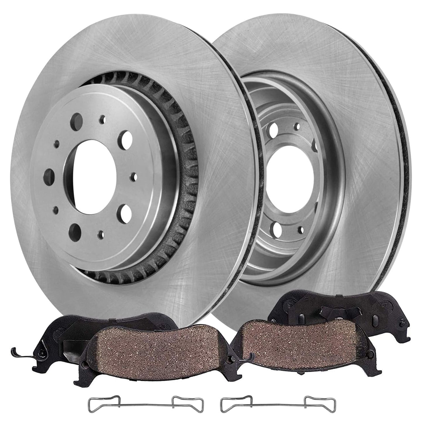Detroit Axle - Rear Brake Kit for Nissan Altima Maxima Juke Sentra Disc Brake Rotors and Ceramic Brakes Pads Replacement: 11.46" inch Rotor