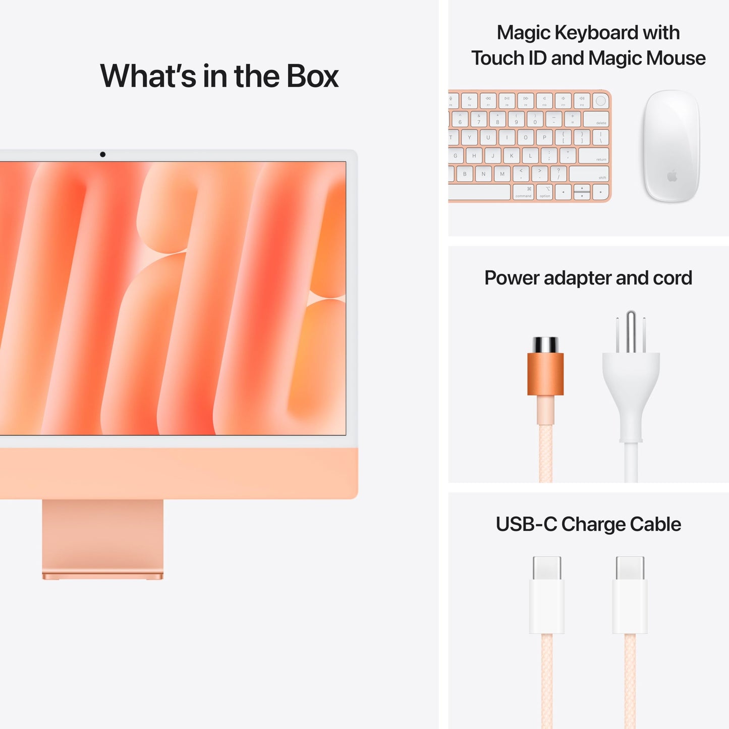 Apple 2024 iMac All-in-One Desktop Computer with M4 chip with 10-core CPU and 10-core GPU: Built for Apple Intelligence, 24-inch Retina Display, 24GB Unified Memory, 512GB SSD Storage; Silver