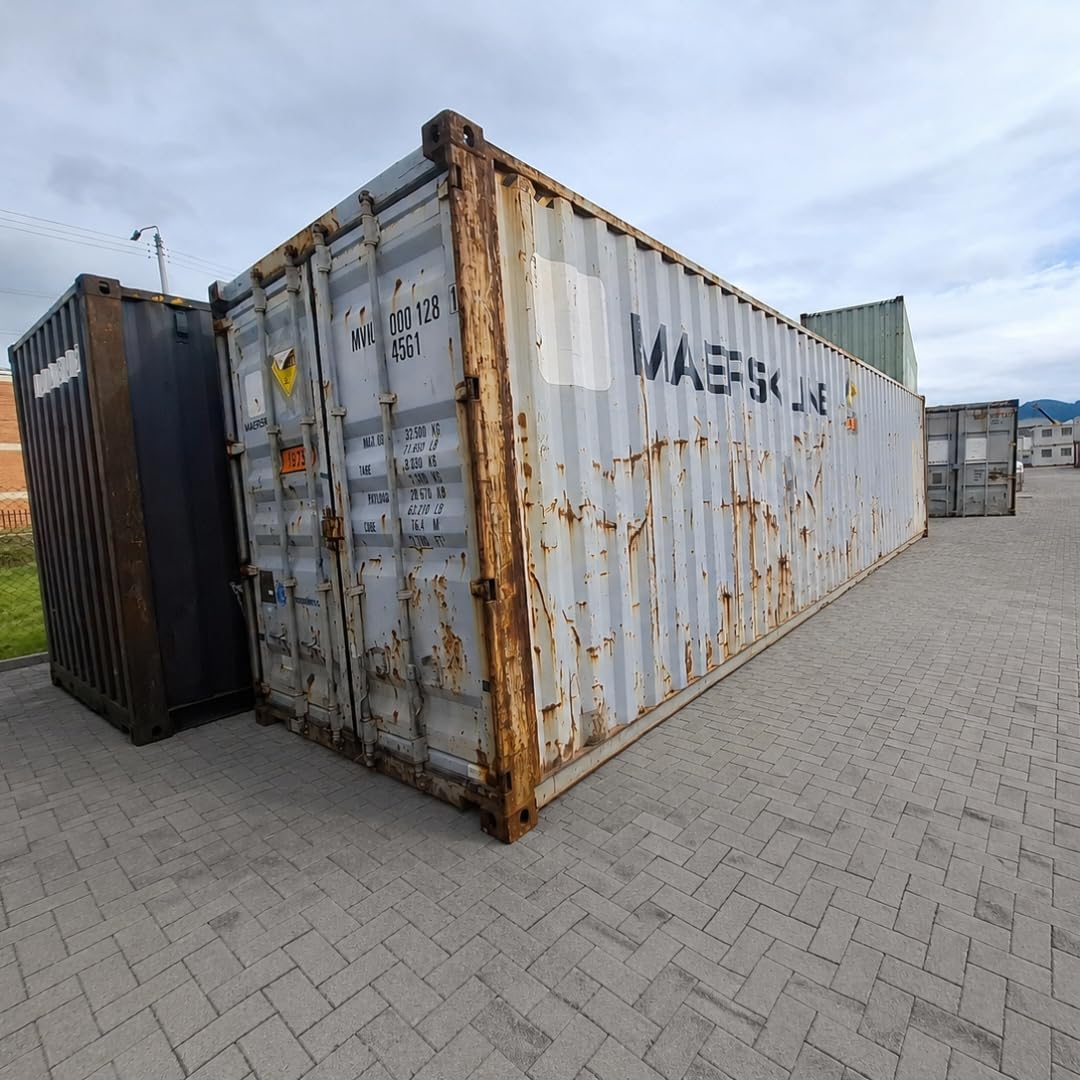 Econtainers 40ft Used Shipping Container – Steel Cargo Storage Unit | Variable Condition | For Storage, Construction, Agriculture & Logistics