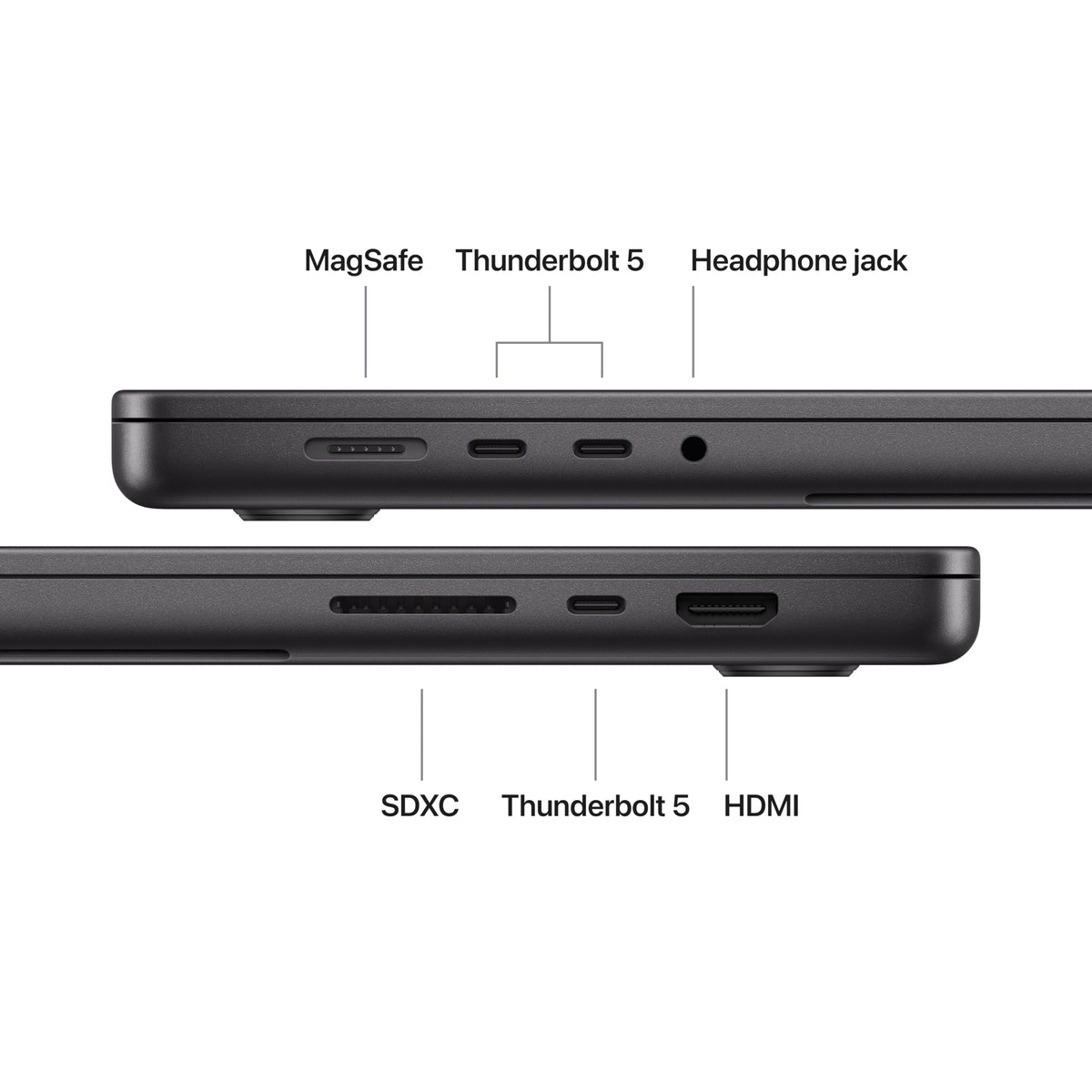 Apple MacBook Pro Laptop with M5 Max, 18‑core CPU, 40‑core GPU: Standard 16.2-inch Display, 64GB Unified Memory, 2TB SSD Storage; Space Black
