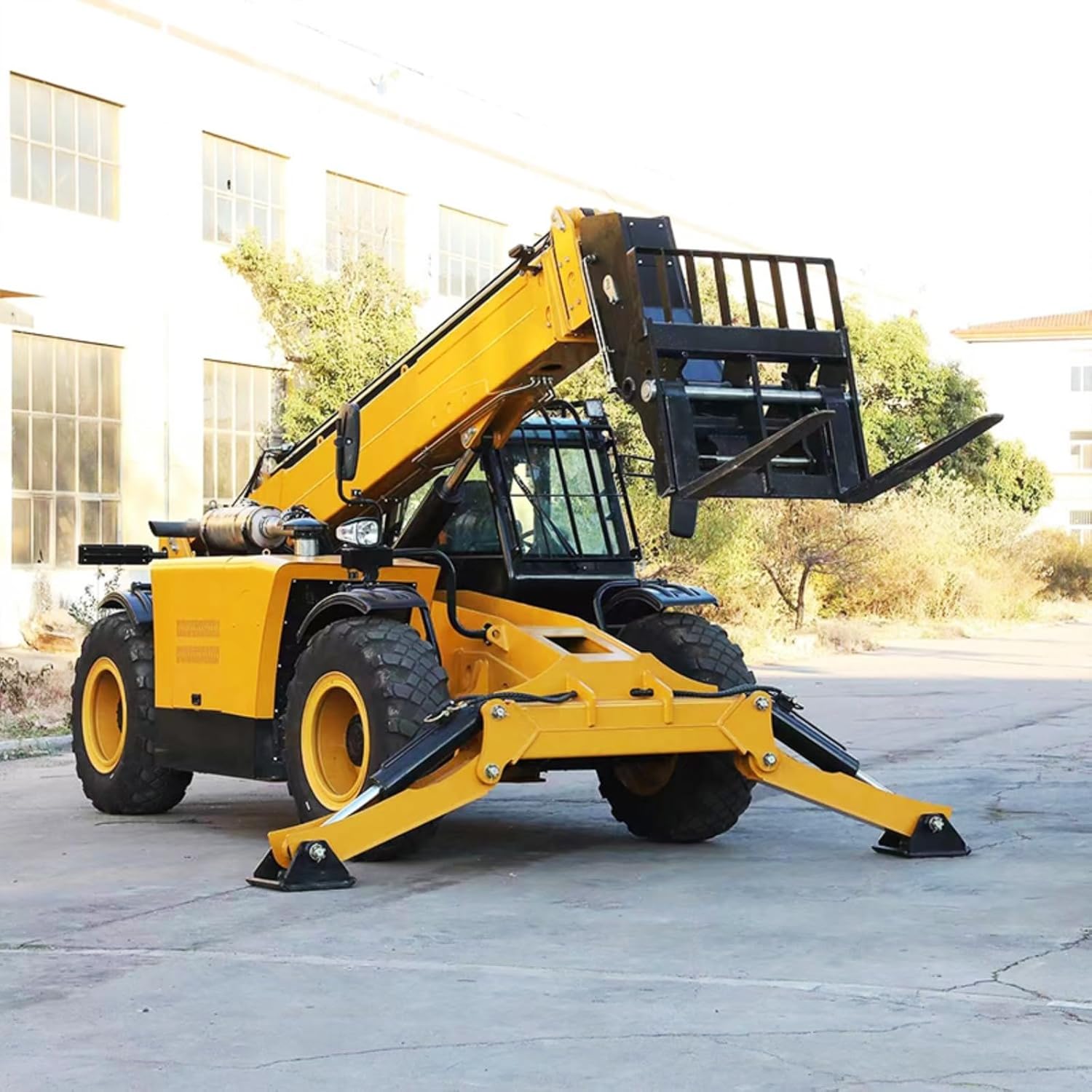 Industrial Telehandler Forklift – Heavy-Duty Telescopic Loader with Adjustable Boom & Heavy Cargo Capacity