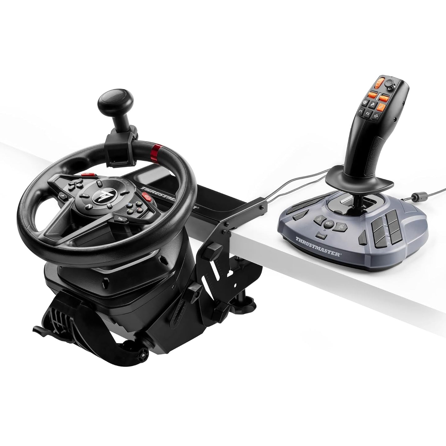 Thrustmaster SimTask FarmStick 3-Axis Farming Simulator Joystick - PC | Plug and play for FS25, 33 programable inputs, thumbwheel, mini-stick, triggers, rocker switches, H.E.A.R.T sensors