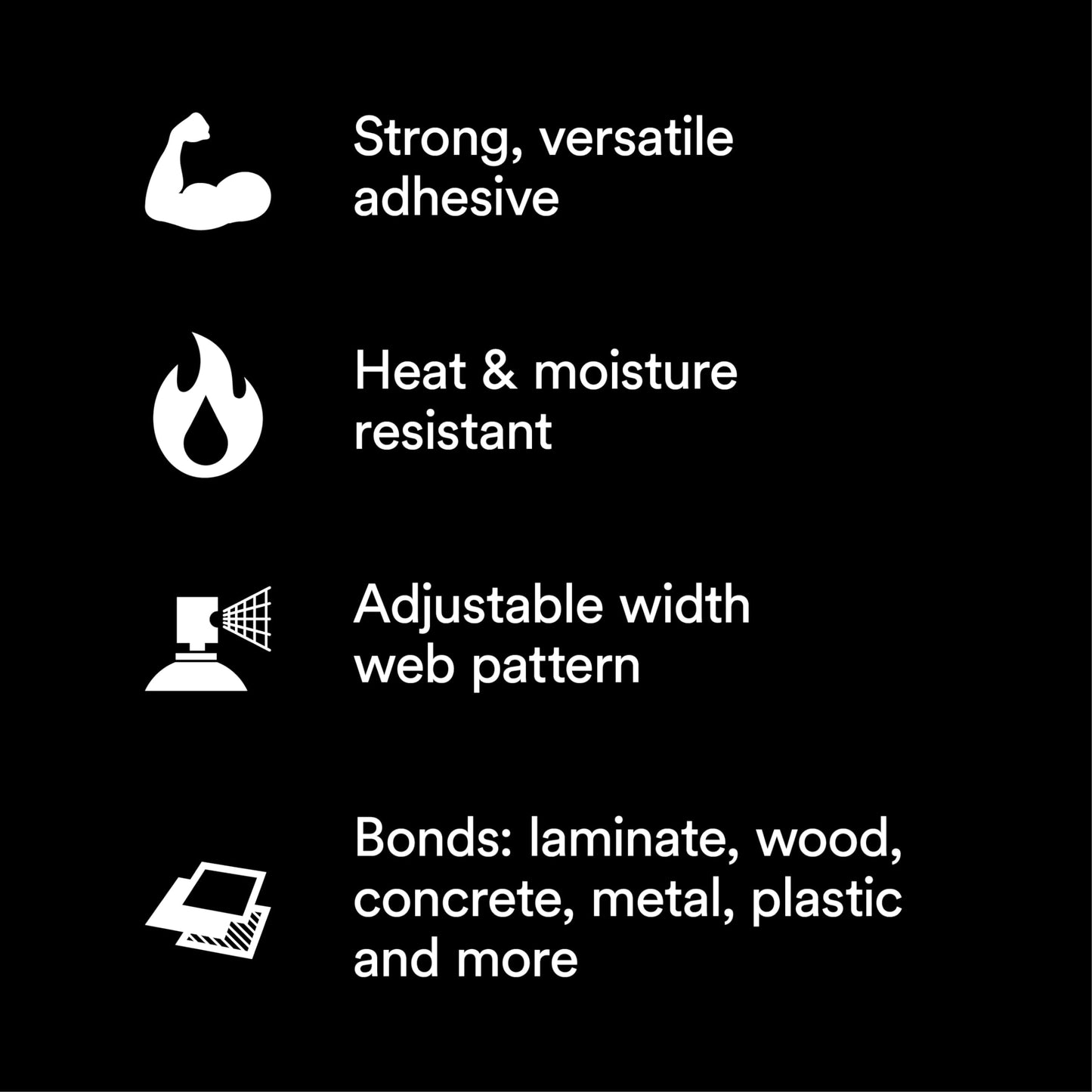 3M Hi-Strength 90 Spray Adhesive, Permanent, Bonds Laminate, Wood, Concrete, Metal, Plastic, Clear Glue, Net Wt 17.6 oz, Will Spray Upside Down Only