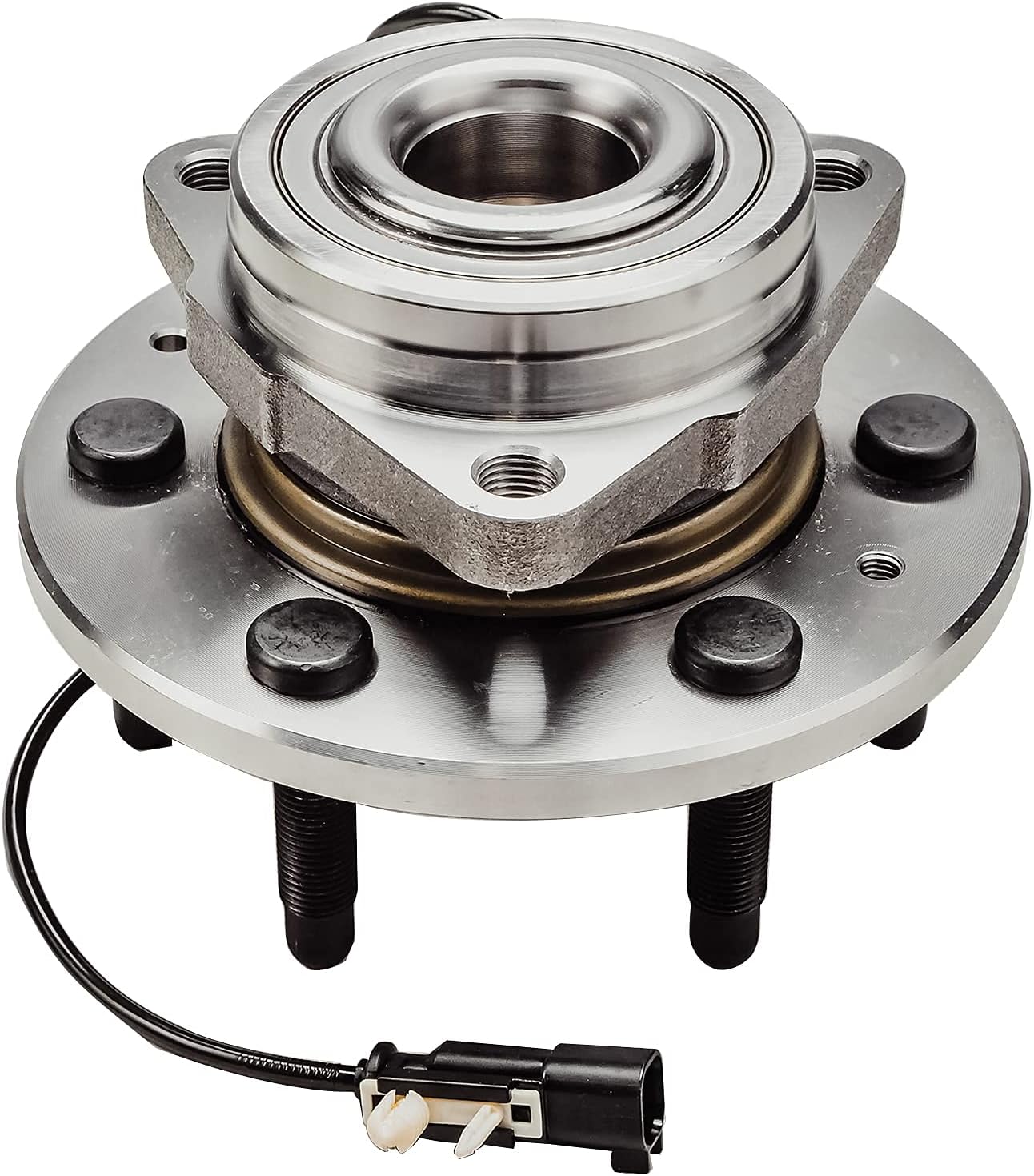 Detroit Axle - 2 Front Wheel Bearing Hub Assembly 4WD for 2014-2018 Chevy Silverado 1500 Sierra 1500, 2015-2020 Suburban Tahoe, GMC Yukon XL, Cadillac Escalade, 17-19 XTS, w/ABS & 6-Lug