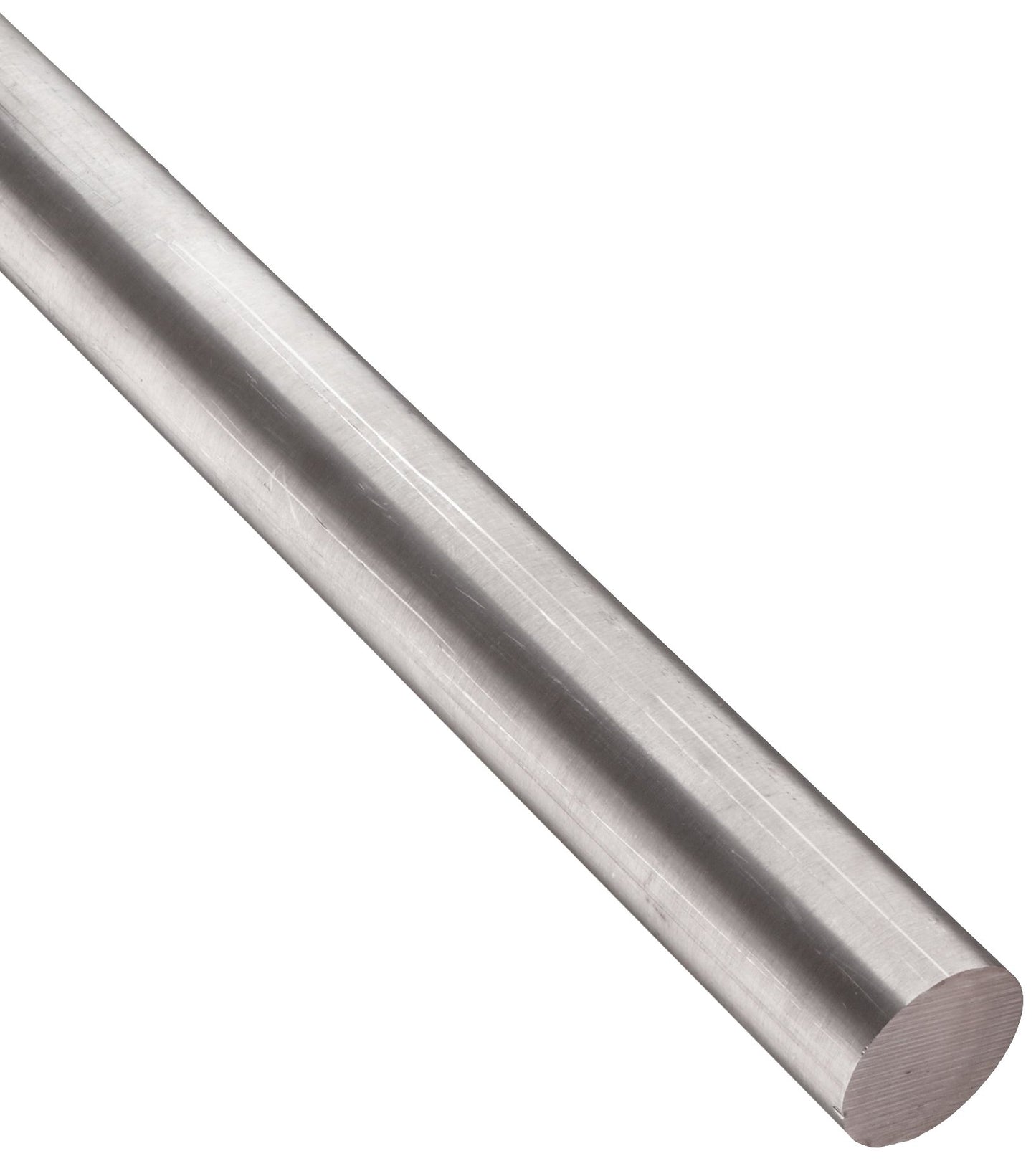 7075 Aluminum Round Bar, Unpolished (Mill) Finish, Cold Finish, T651 Temper, ASTM B211, 0.375" Diameter, 36" Length, OnlineMetals