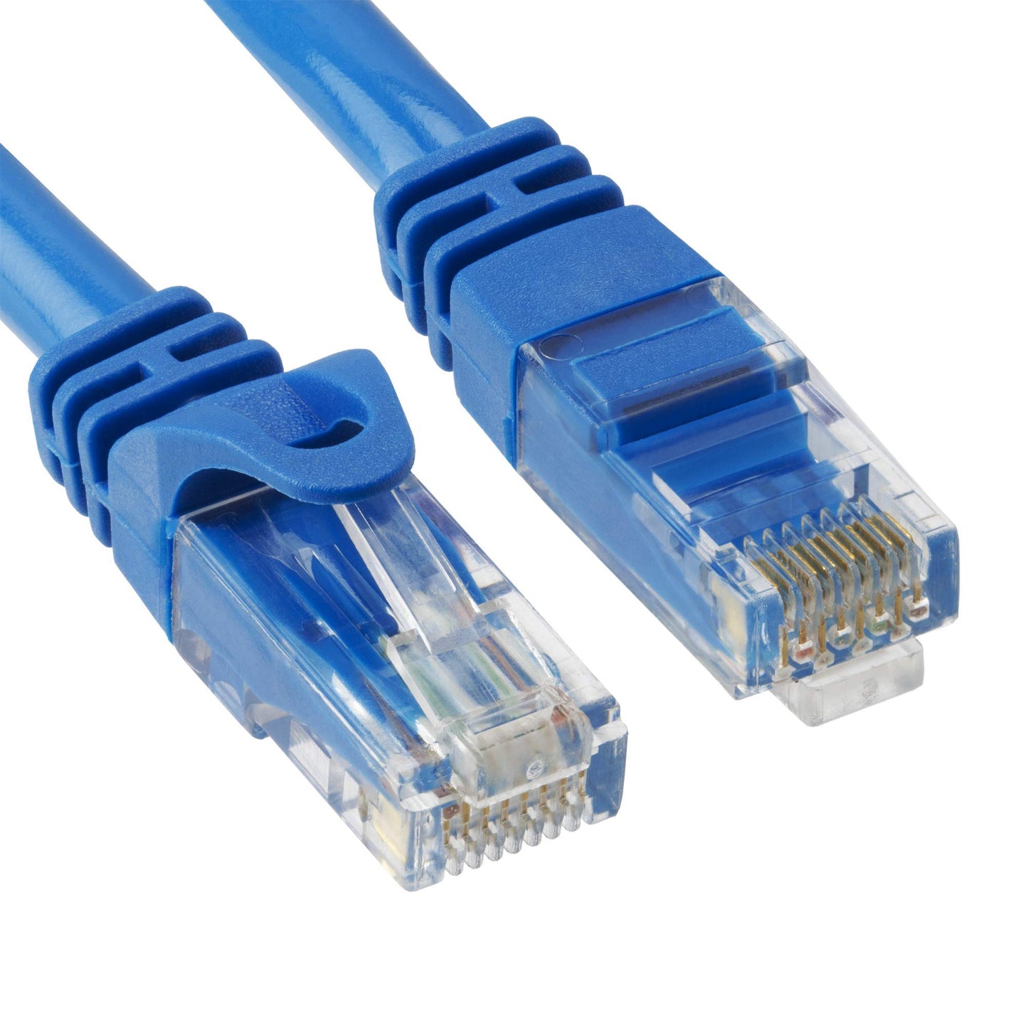 Cmple - RJ45 Cat-6 Ethernet Patch Internet Cable, High Speed Cat6 Network Cable 10 Gigabit, Cat 6 Ethernet LAN Cord with Gold Plated RJ45 Connectors - 5 Feet Yellow