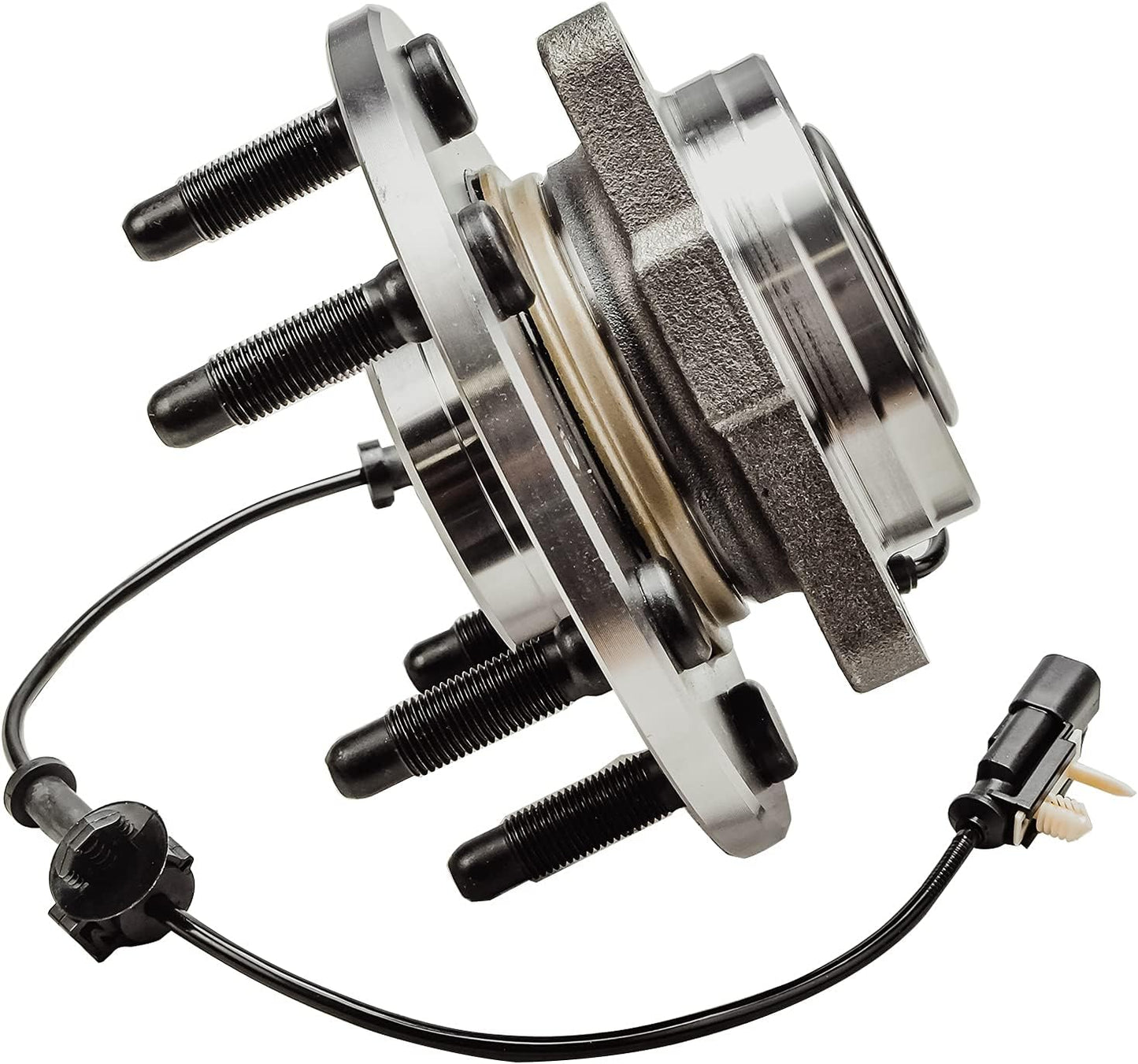 Detroit Axle - 2 Front Wheel Bearing Hub Assembly 4WD for 2014-2018 Chevy Silverado 1500 Sierra 1500, 2015-2020 Suburban Tahoe, GMC Yukon XL, Cadillac Escalade, 17-19 XTS, w/ABS & 6-Lug