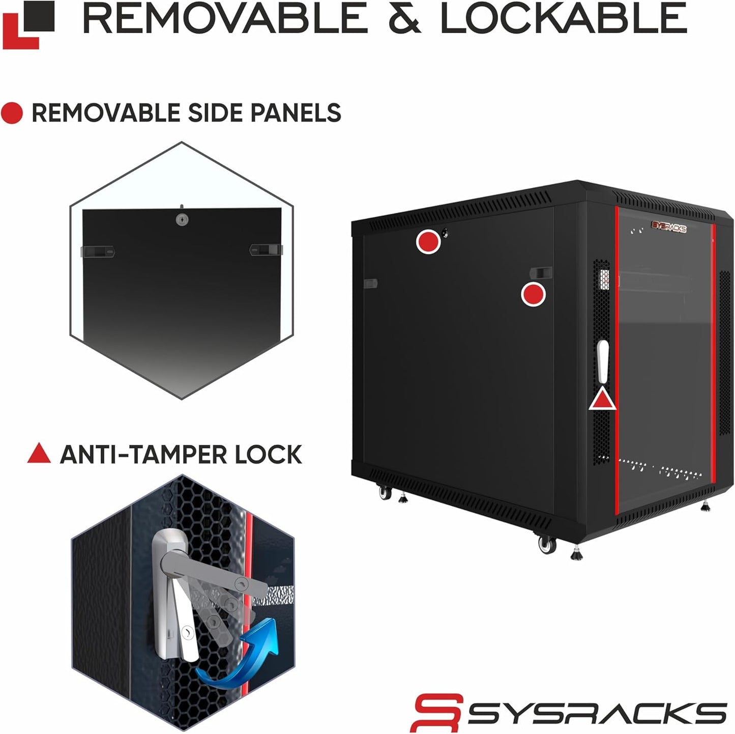 15U Server Rack Cabinet 35" Deep, Deployment-Ready Network Rack Enclosure with PDU, Fan & Shelf, Rolling IT Cabinet for Installers, AV Systems & Infrastructure