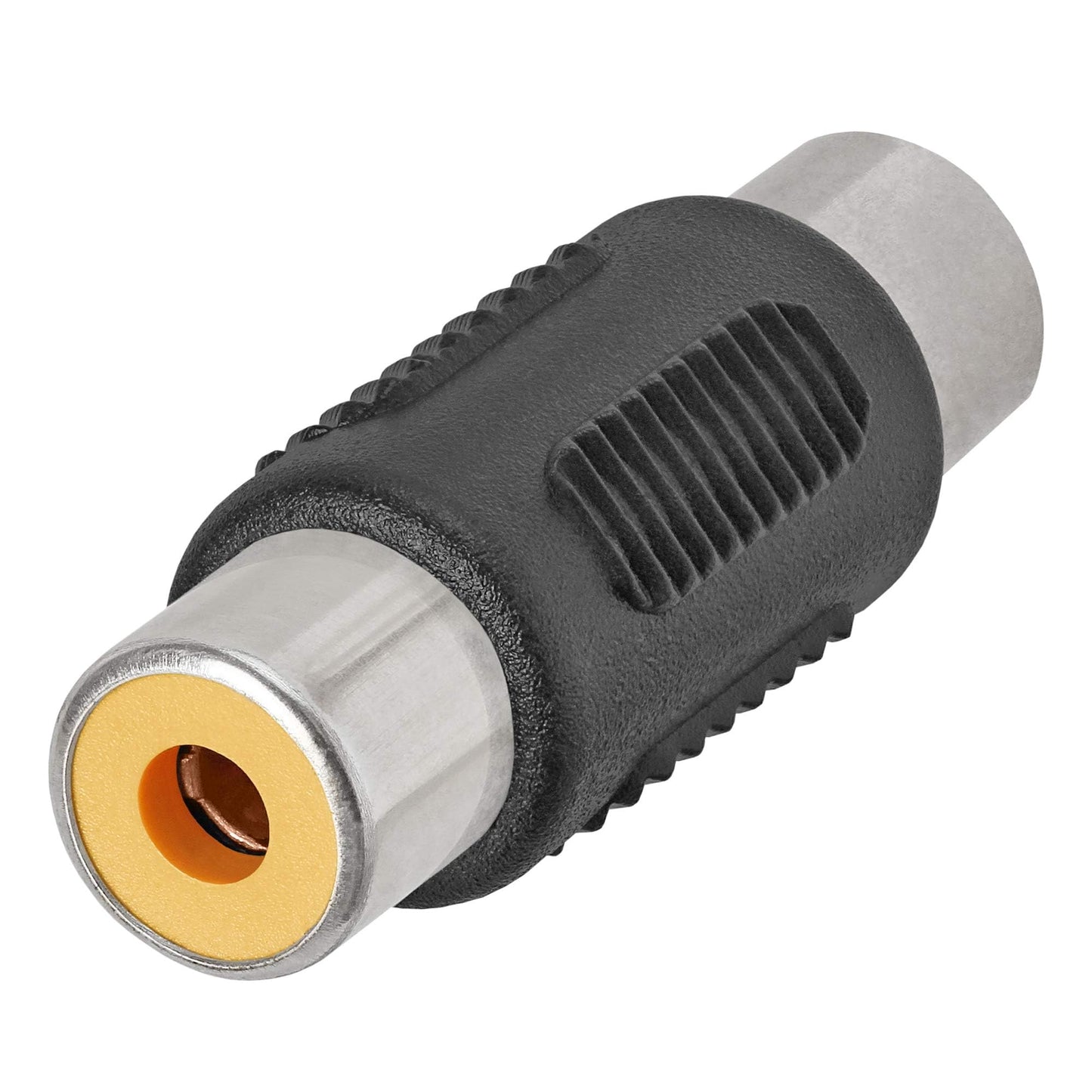Cmple - RCA Coupler Audio Video Cable Adapter Composite Component Connector Converter - 3 RCA Female to Female Red Green Blue