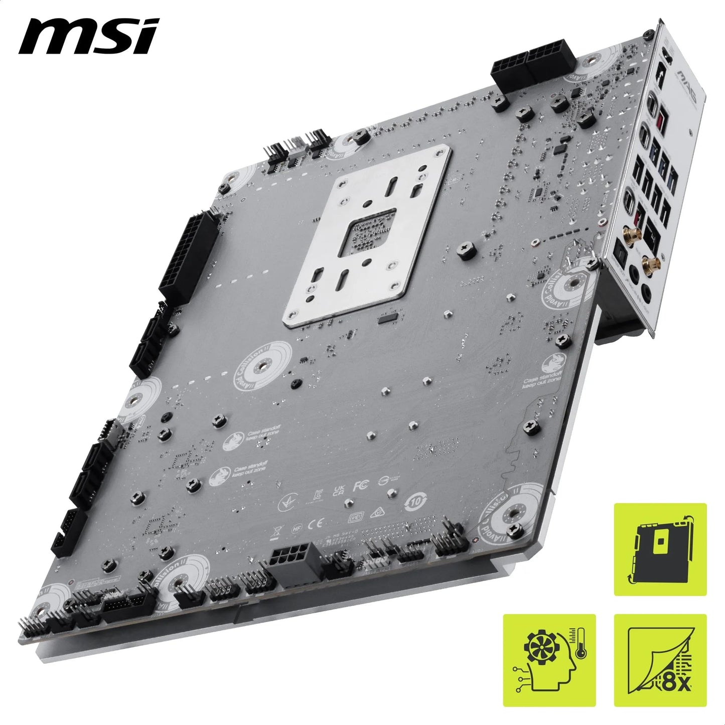 MSI MPG X870E Carbon WiFi Gaming Motherboard (AMD Ryzen 9000/8000/7000 Series Processors, AM5, DDR5, PCIe 5.0, M.2 Gen5, SATA 6Gb/s, USB 40Gbps, HDMI, Wi-Fi 7, Bluetooth 5.4, 5Gbps LAN, ATX)