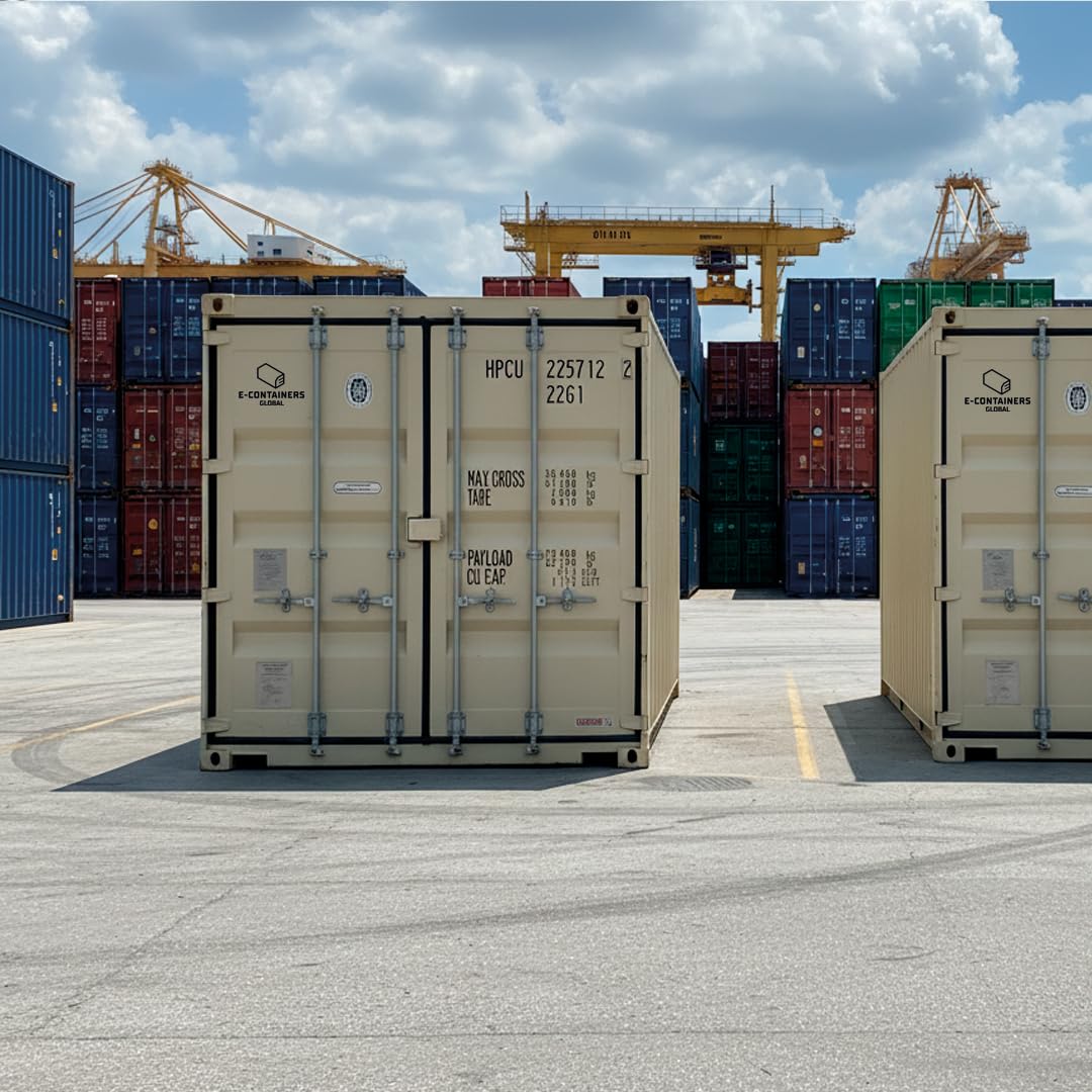 ECONTAINERS Shipping Container 40FT HC New | Steel Storage, Transport and Construction Container (40ft)