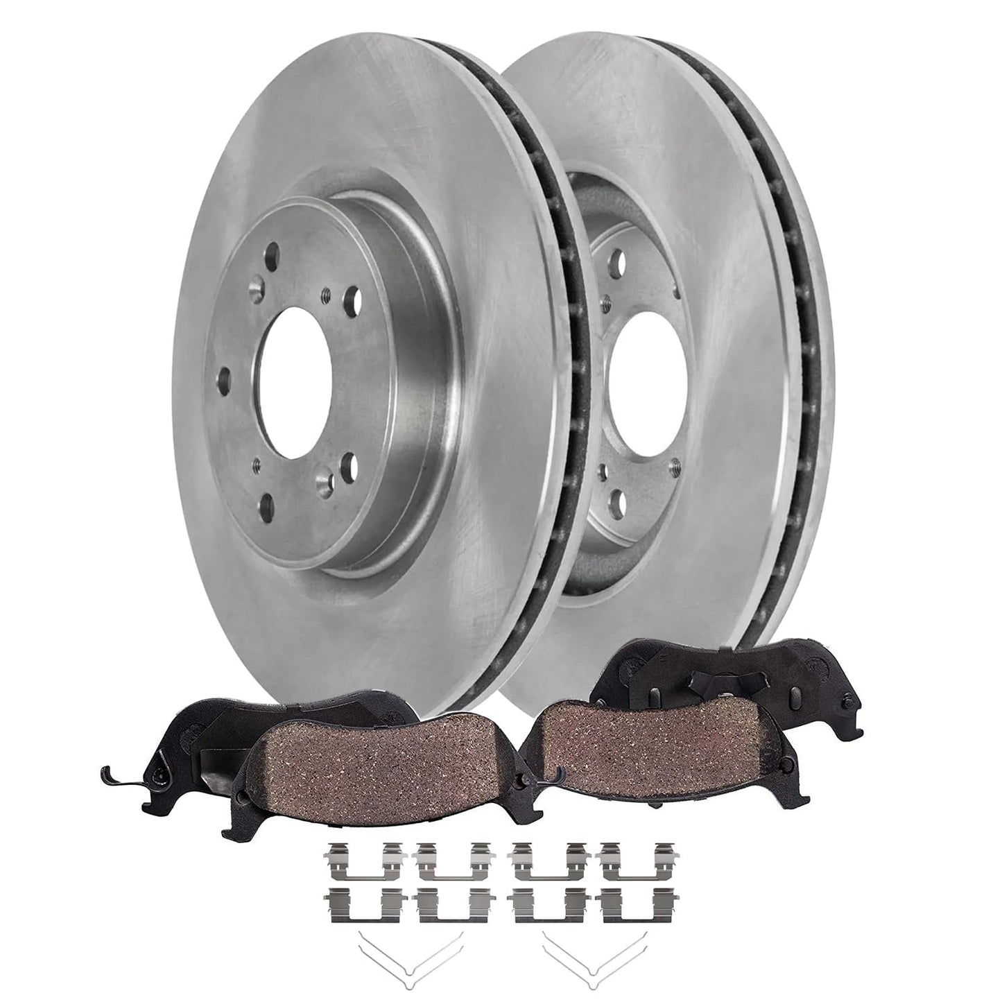 Detroit Axle - Rear Brake Kit for Nissan Altima Maxima Juke Sentra Disc Brake Rotors and Ceramic Brakes Pads Replacement: 11.46" inch Rotor