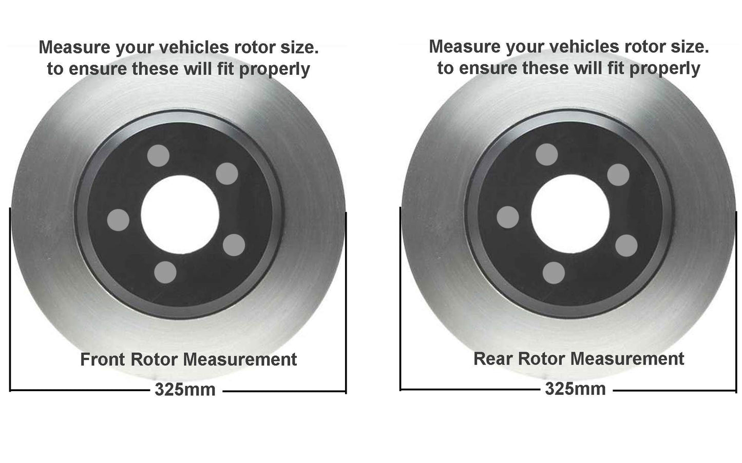 Detroit Axle - Brake Kit for 2006-2018 Dodge Ram 1500 2007-2009 Durango Chrysler Aspen 2019-2024 Ram 1500 Classic, Drilled Slotted Brake Rotors and Ceramic Brakes Pads w/Hardware Replacement