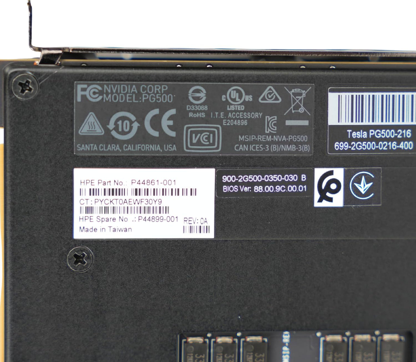 HPE NVIDIA Tesla V100 32GB HBM2 PCIe 3.0 x16 Passive GPU Computational Accelerator for AI Machine Learning HPC Deep Learning 699-2G500-0216-400 (Renewed)