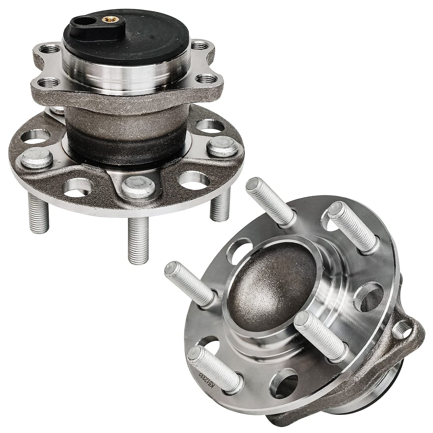Detroit Axle - Pair 2WD Front Wheel Bearing Hub Assembly for 99-06 Chevy Silverado Sierra 1500, 00-06 Suburban 1500 Tahoe Yukon GMC Yukon XL 1500, 02-06 Cadillac Escalade 6 Lugs [with ABS]