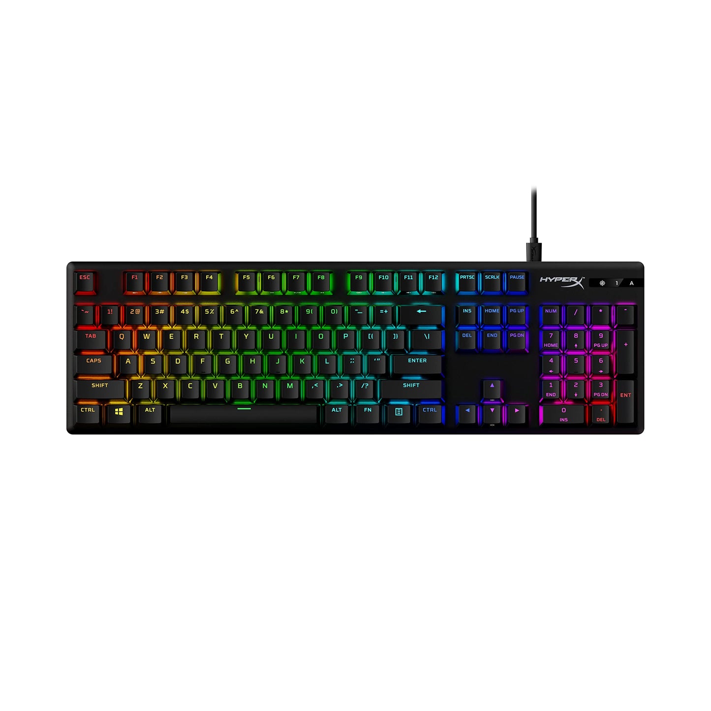 HyperX Alloy Origins 65 - Mechanical Gaming Keyboard – Compact 65% Form Factor - Linear Red Switch - Double Shot PBT Keycaps - RGB LED Backlit - NGENUITY Software Compatible,Black