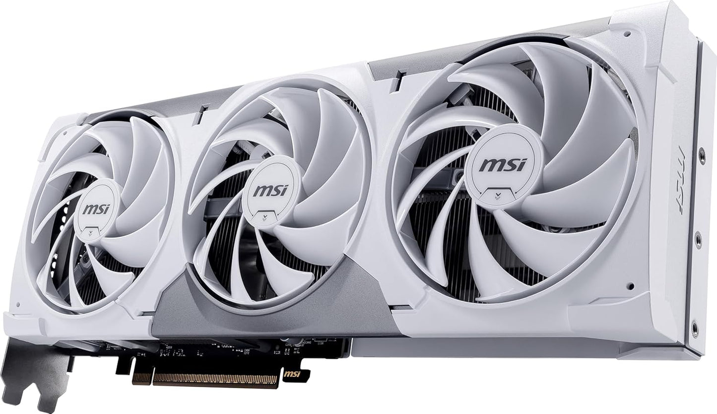 msi Gaming RTX 5070 Ti 16G Ventus 3X PZ OC Graphics Card (16GB GDDR7, 256-bit, Extreme Performance: 2482 MHz, DisplayPort x 3 2.1a, HDMI 2.1b, NVIDIA Blackwell Architecture)