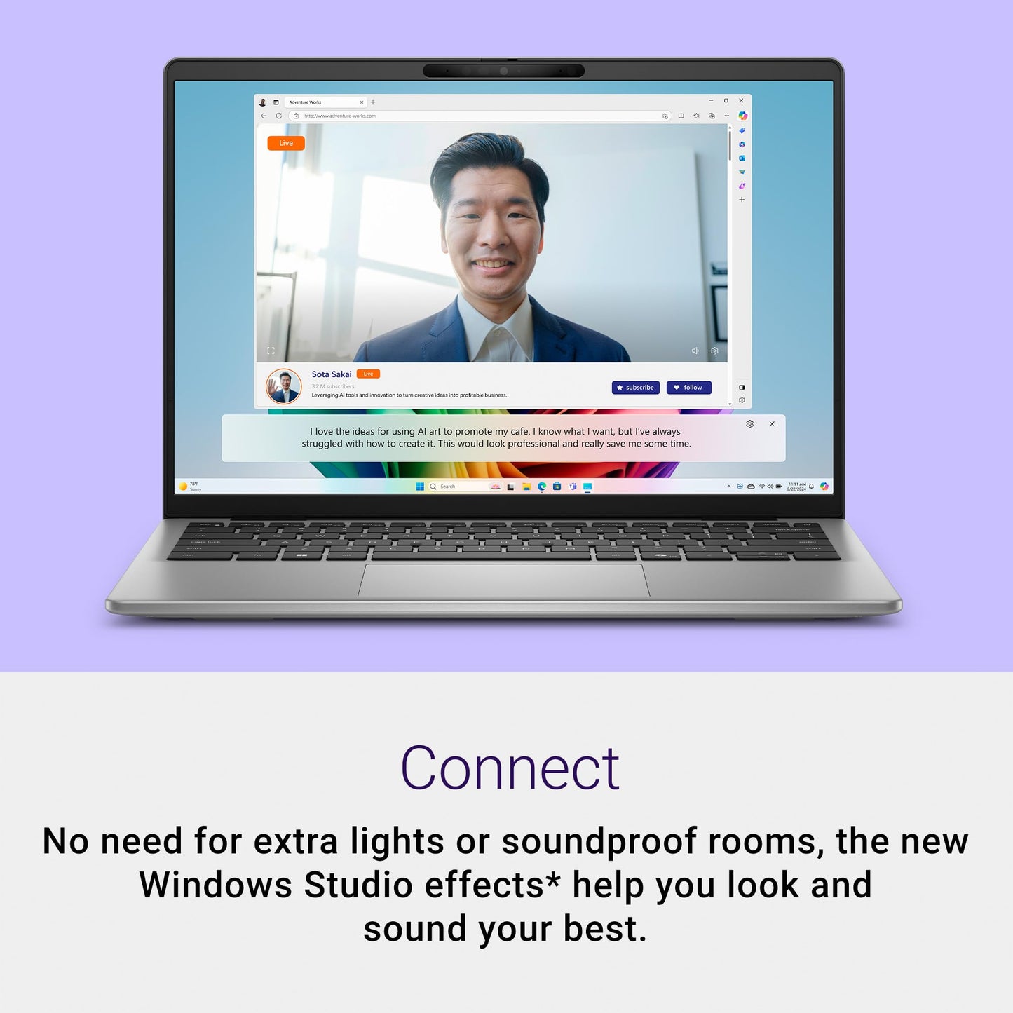 Inspiron 14 5441 Laptop - 14-inch FHD+ (1920x1200) 16:10 Display, Snapdragon X Processor X1-26-100, Qualcomm Adreno GPU, 16GB RAM, 512GB SSD, FHD RGB Camera, Windows 11 Home, Copilot+ PC - Titan Grey