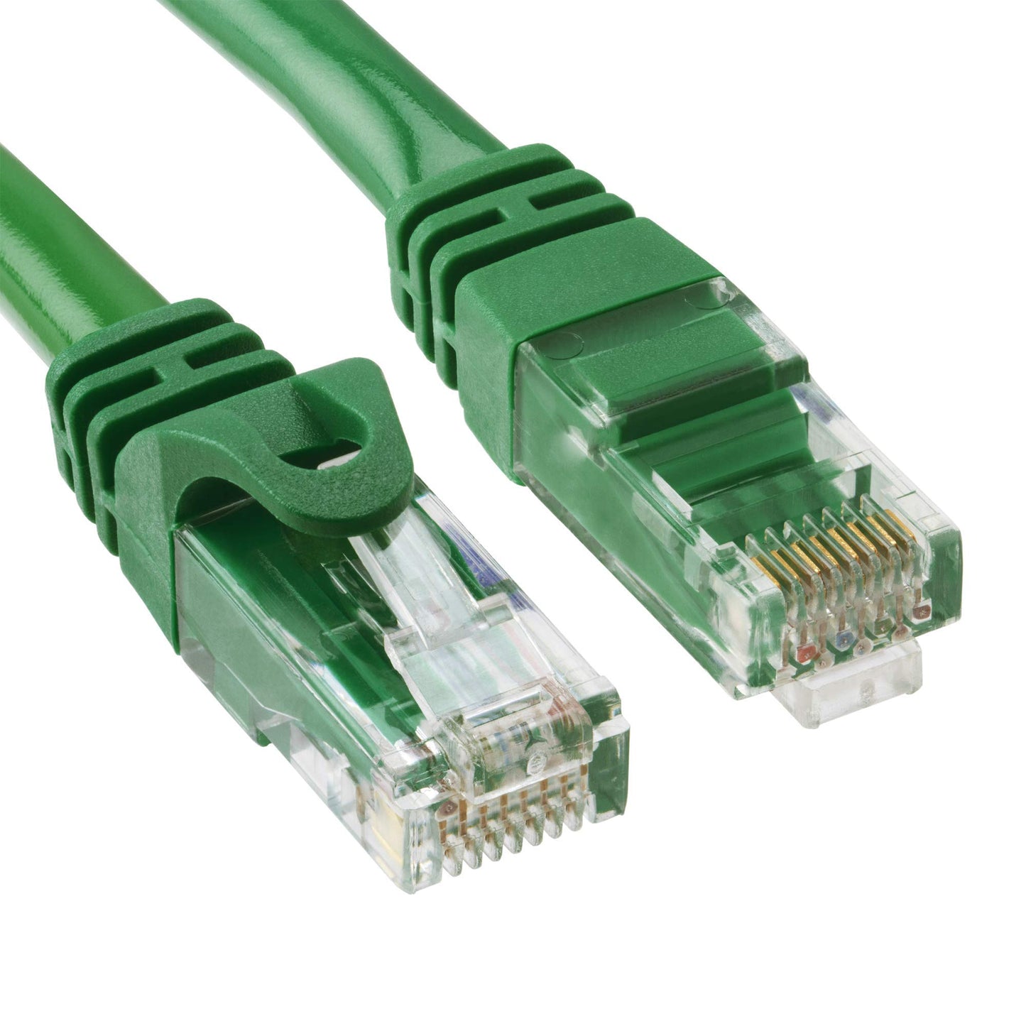 Cmple - RJ45 Cat-6 Ethernet Patch Internet Cable, High Speed Cat6 Network Cable 10 Gigabit, Cat 6 Ethernet LAN Cord with Gold Plated RJ45 Connectors - 5 Feet Yellow