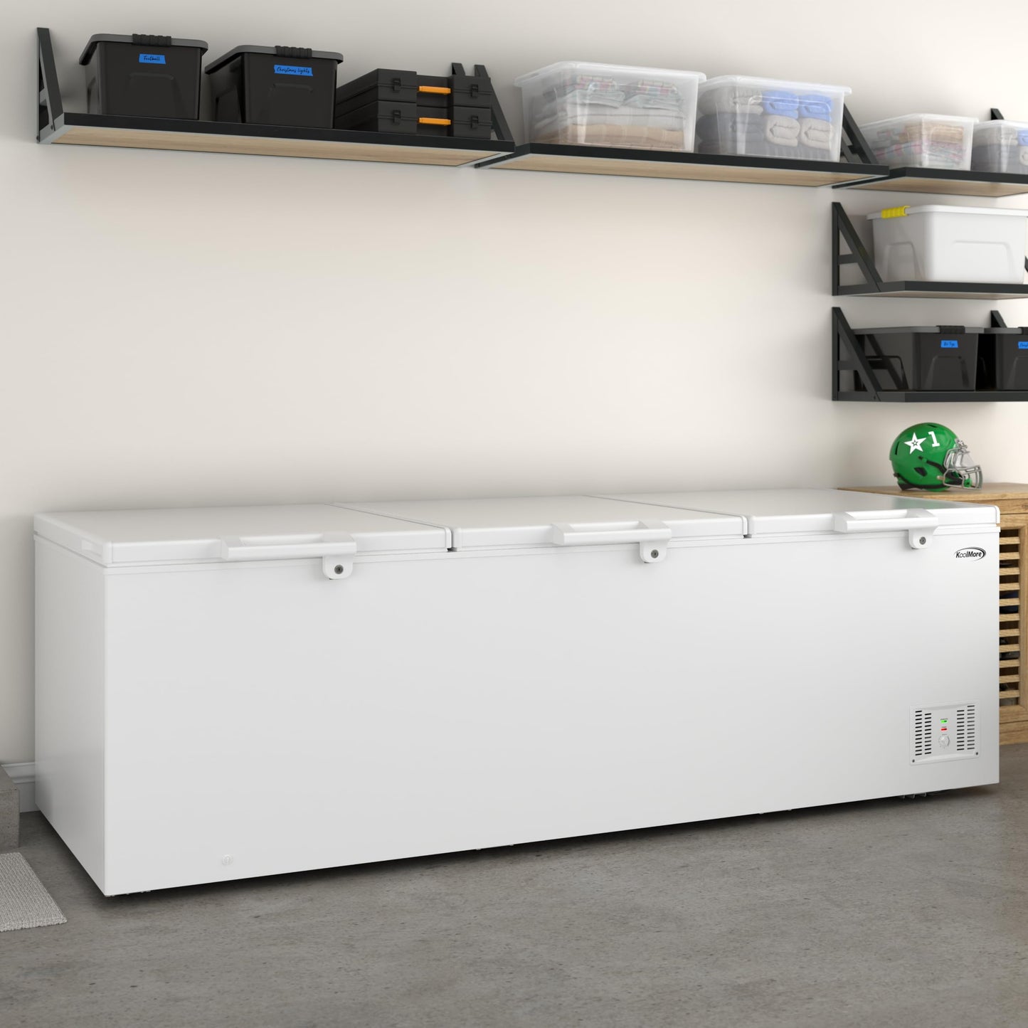 KoolMore SCF-20C Chest Freezer, 20 cu. Ft, White