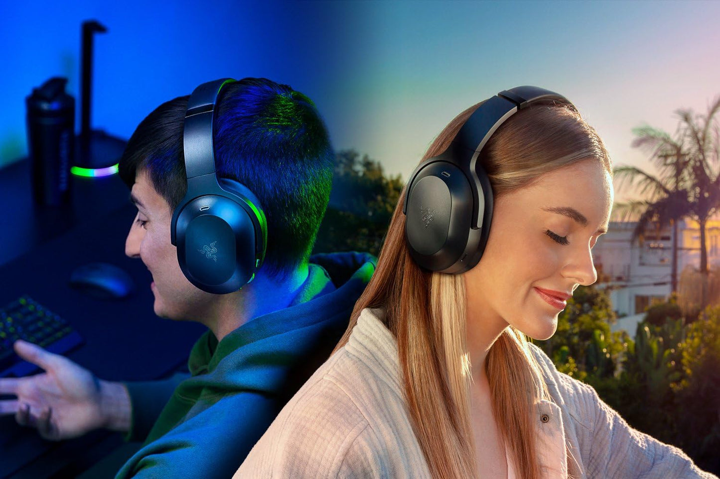 Razer Barracuda X Wireless Gaming & Mobile Headset (PC, PlayStation, Switch 2, Android, iOS): 2.4GHz Wireless + Bluetooth - Lightweight - 40mm Drivers - Detachable Mic - 50 Hr Battery - Black