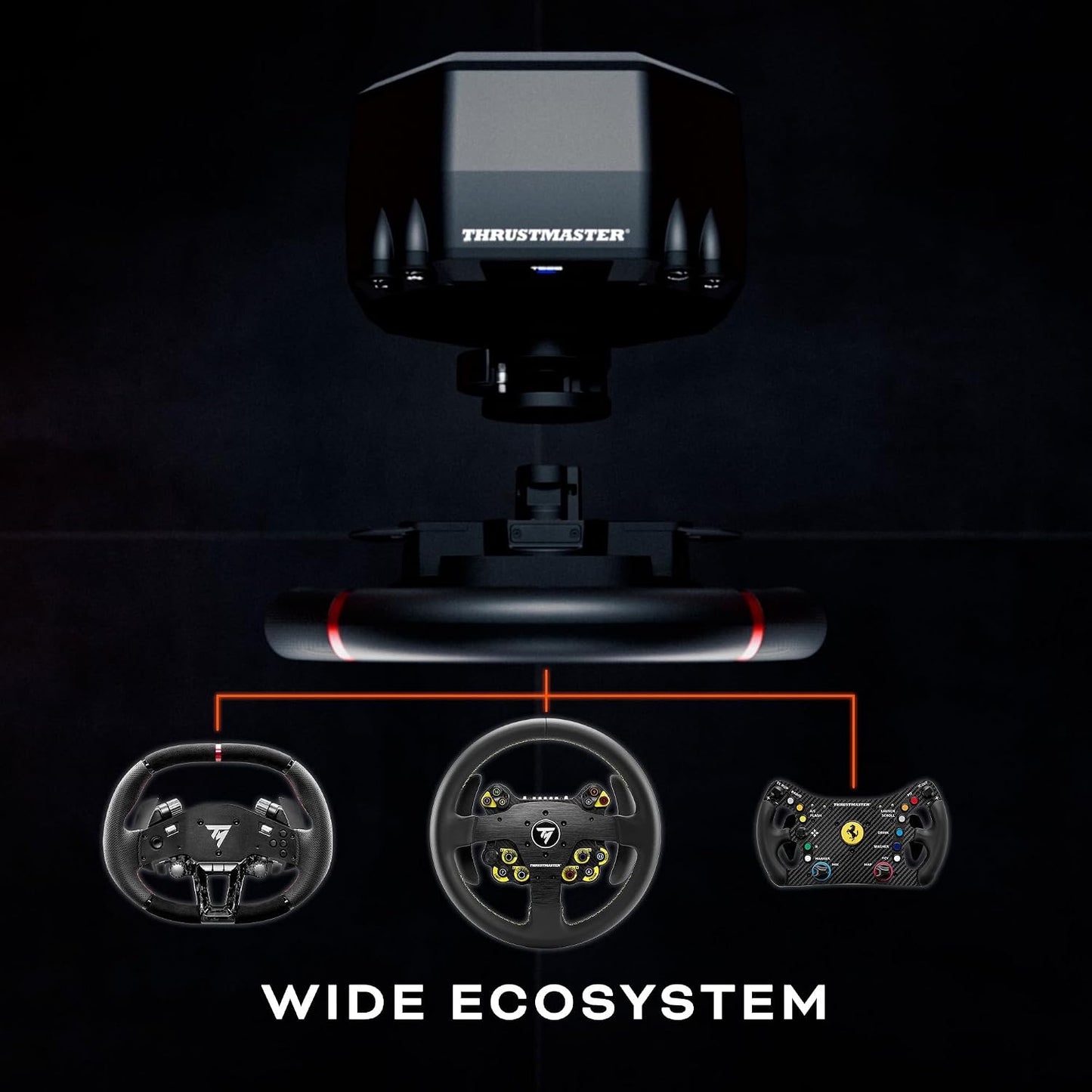 Thrustmaster T598 Direct Drive Racing Wheel & Pedal Set - PS5 & PC | Direct drive motor with magnetic paddles and pedal set for racing, simulation and gaming