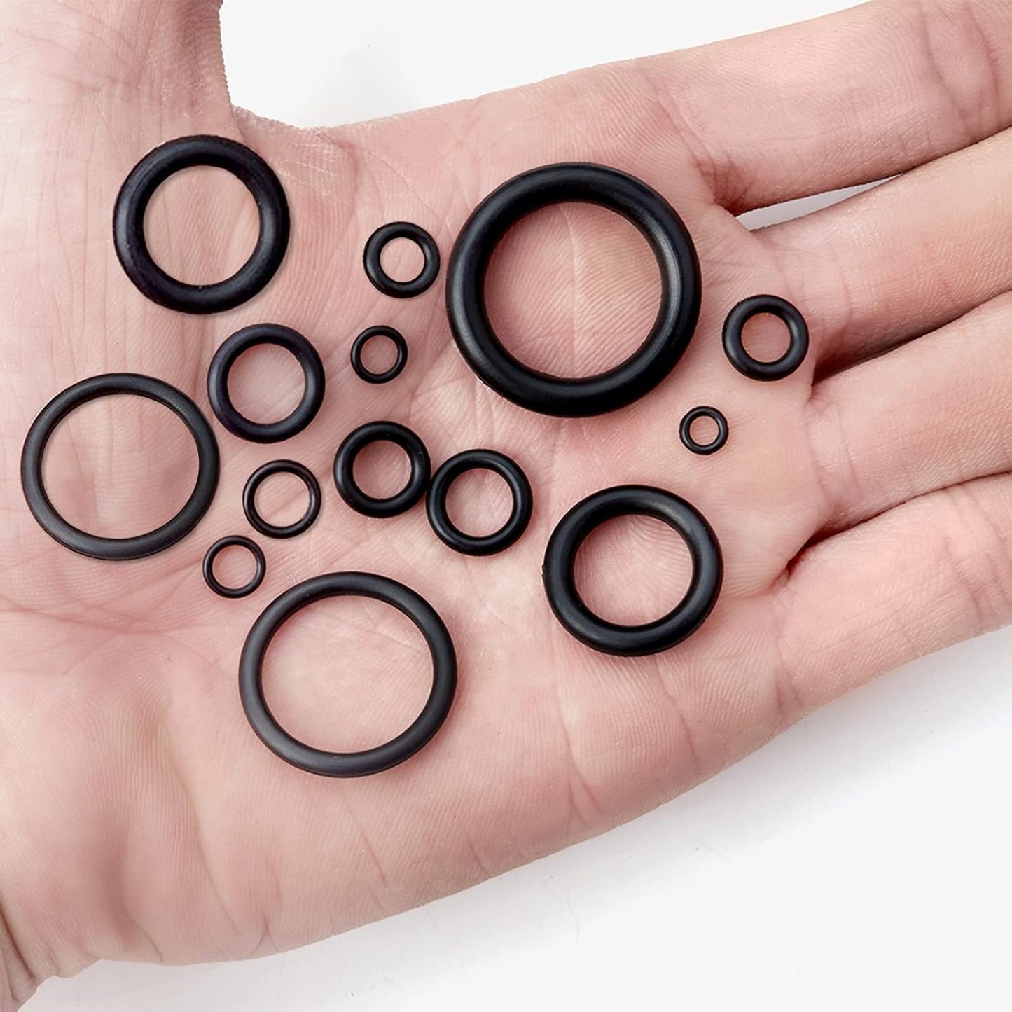ZDBB 1395PCS 24 Size O Ring Kit+16 Size Rubber Washers Assortment Kit for Plumbing Faucet Water Pipe Garden Hose Washers Shower Heads Gasket Repair and Air or Gas Connections