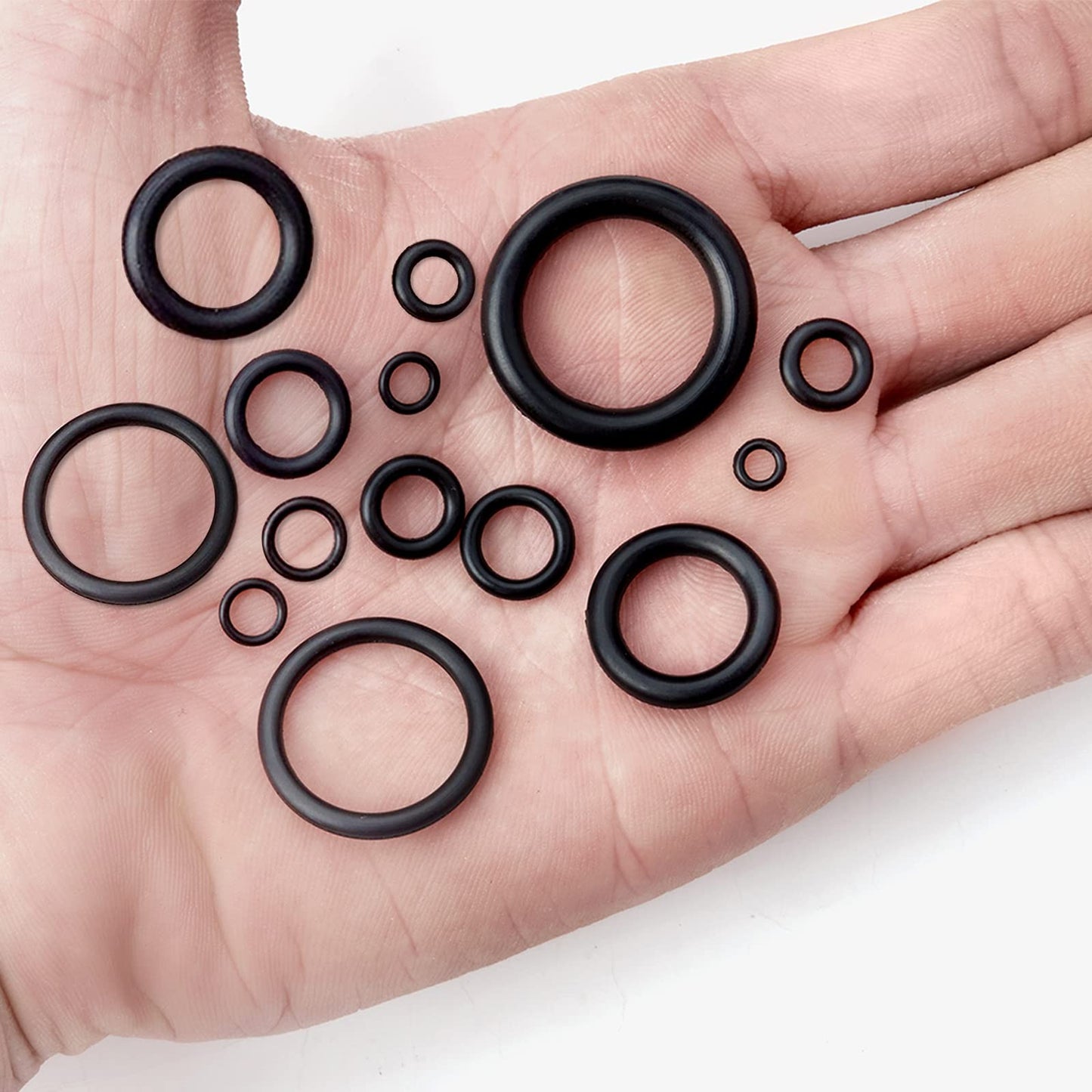 ZDBB 1010 Pcs Rubber O Rings Kit 22 Size Universal O-Ring Assortment Set for Automotive Faucet Pressure Washers Plumbing Sealing Repair,Air or Gas Connections,Resist Oil and Heat